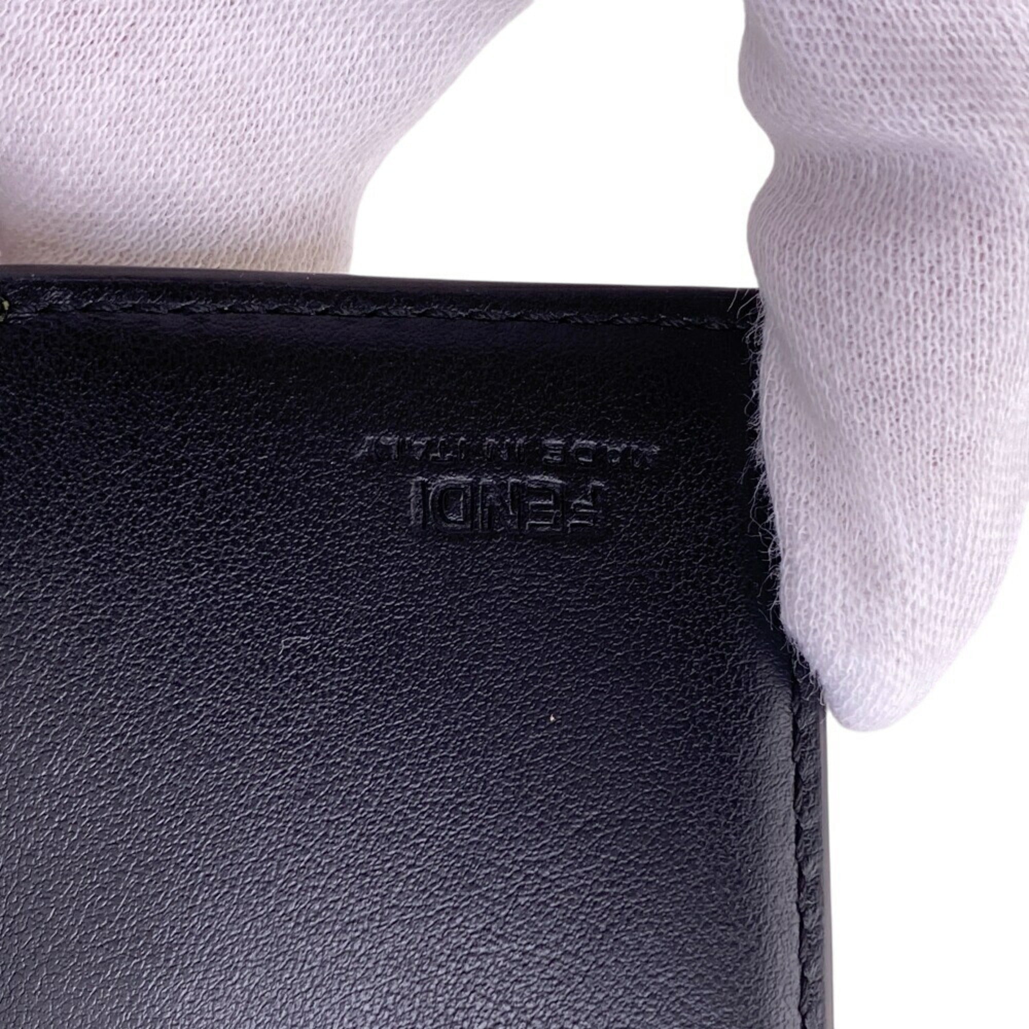 Fendi Yellow Leather Wallet (Tri-Fold)