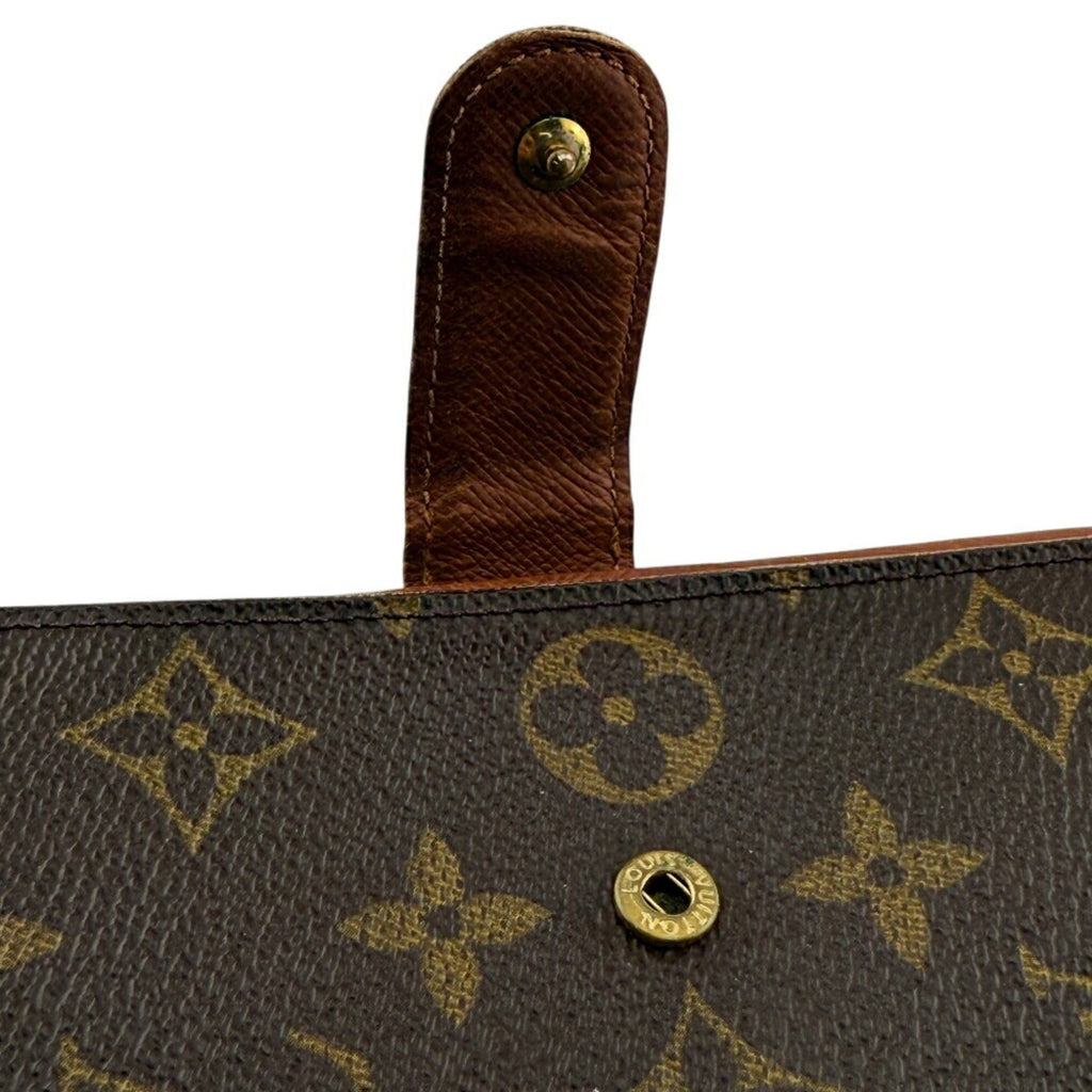 Louis Vuitton Brown Monogram Leather Wallet