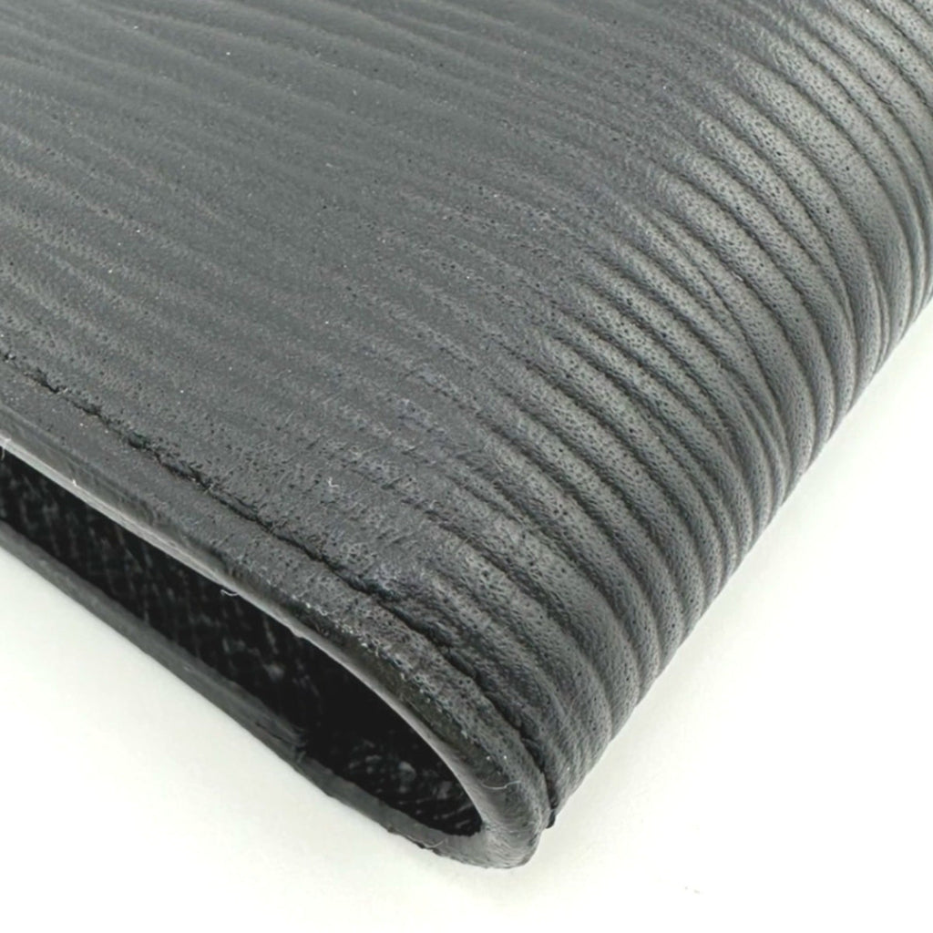 Louis Vuitton Black Noir Epi Leather Long Wallet