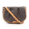 Louis Vuitton Brown Coated Canvas Pvc Monogram Leather Shoulder Bag