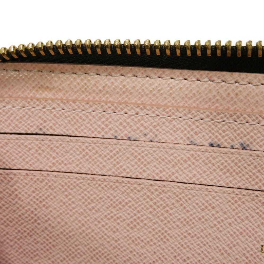 Louis Vuitton Brown Monogram Pink Rose Ballerine Monogram Canvas Leather Long Wallet