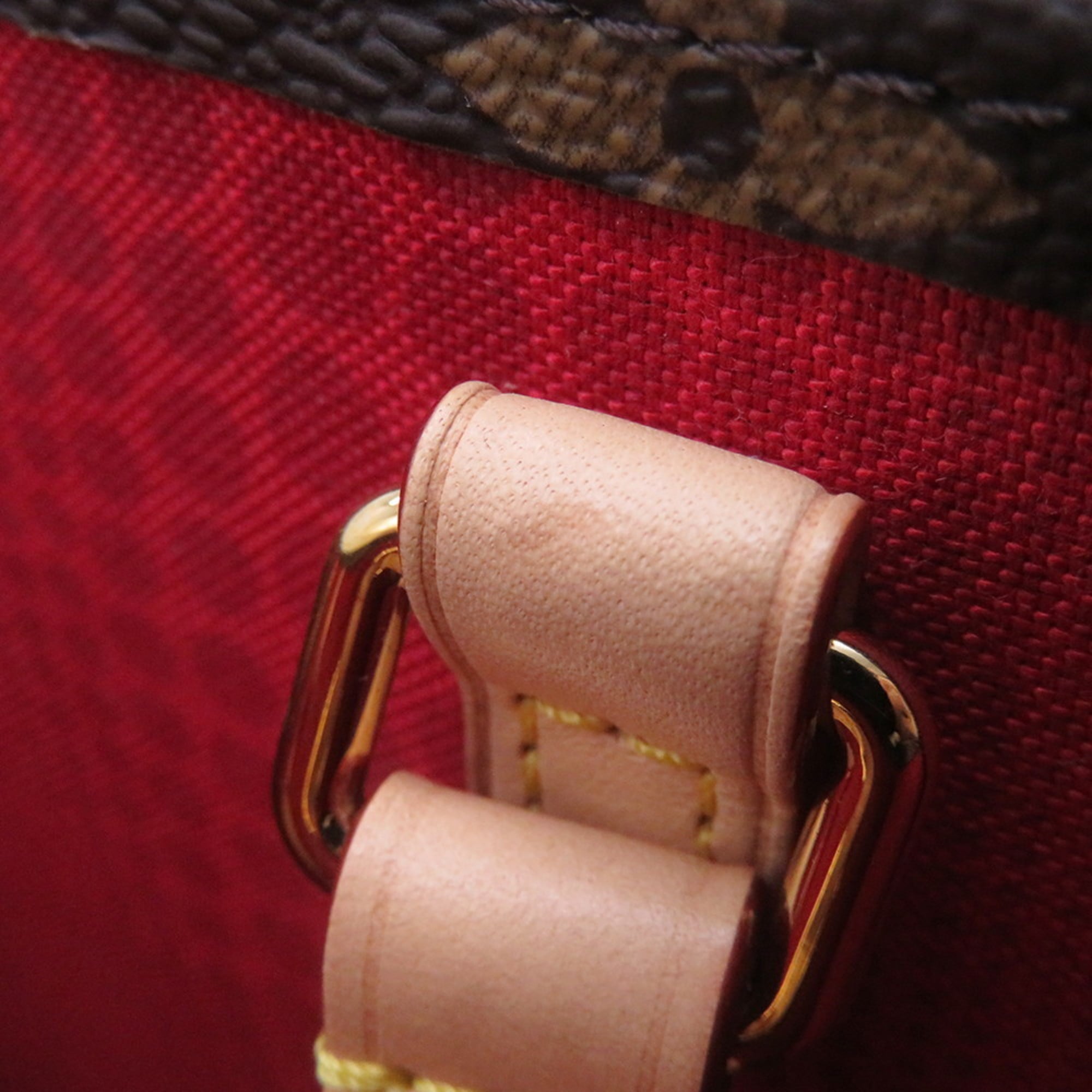 Louis Vuitton Monogram Red Color Monogram Tote Bag
