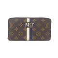 Louis Vuitton Marron Coated Canvas Long Wallet