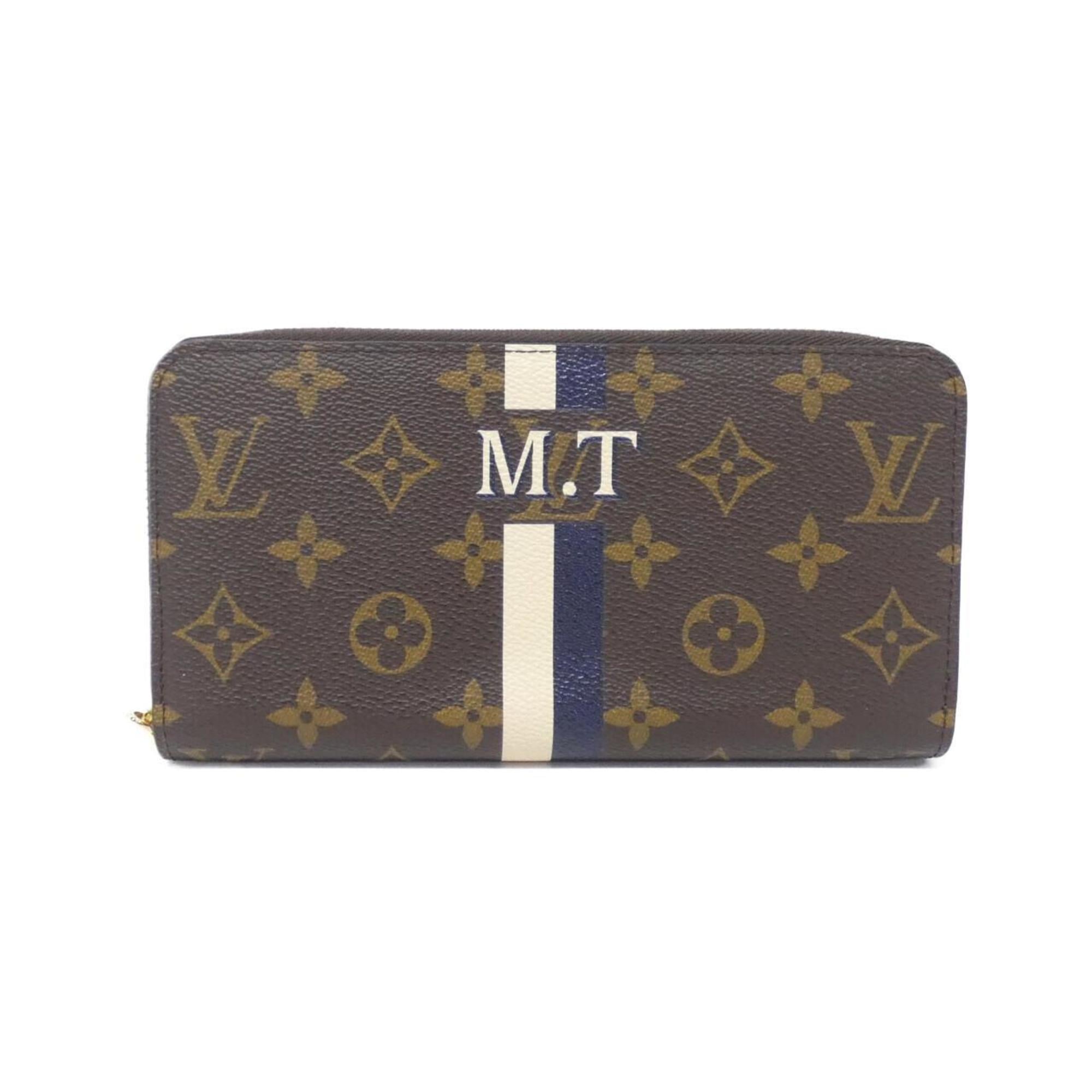 Louis Vuitton Marron Coated Canvas Long Wallet