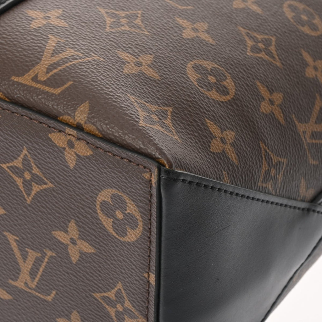 Louis Vuitton Brown Noir Monogram Pouch Tote Bag