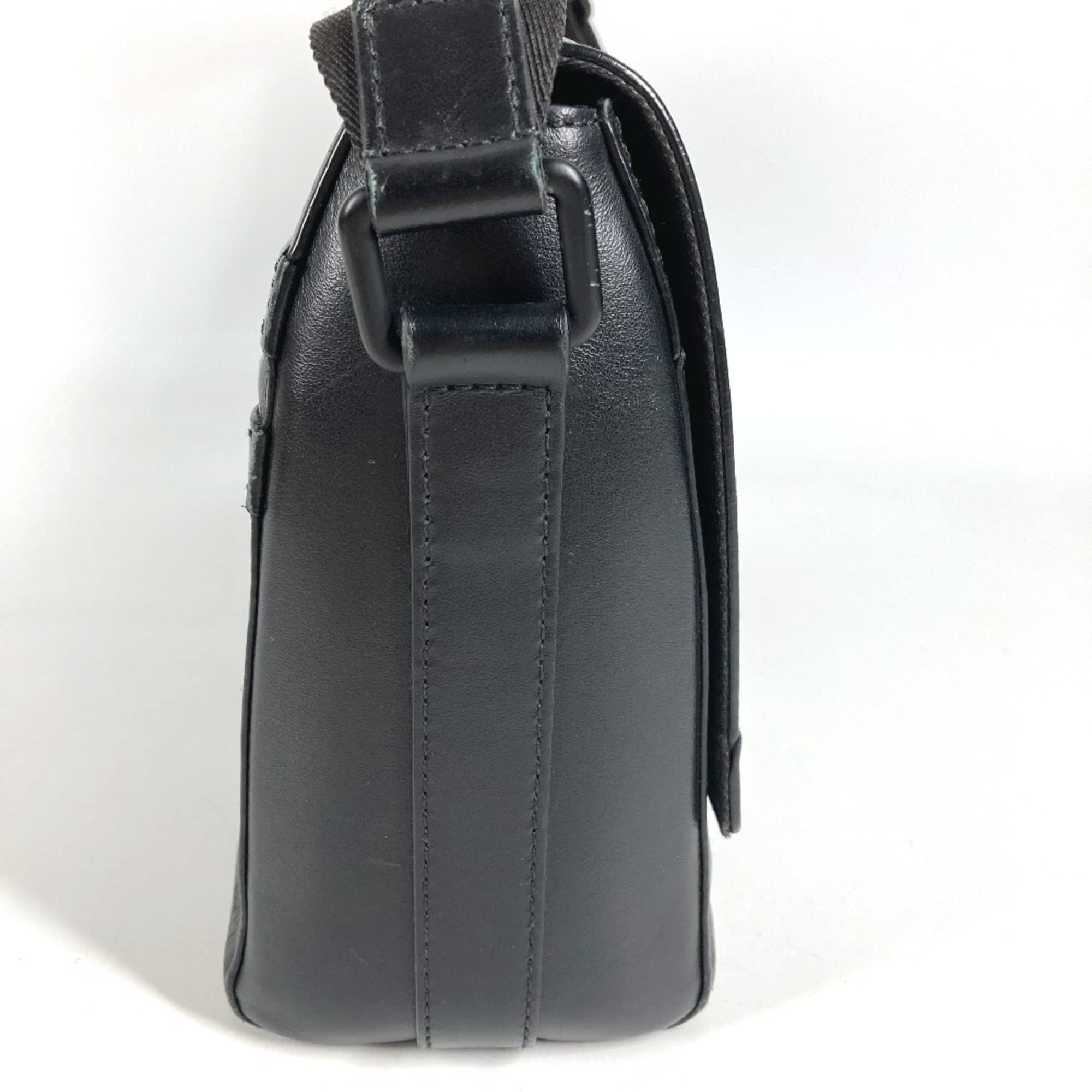 Louis Vuitton Monogram Shadow Black Monogram Shadow Messenger Bag Shoulder Bag