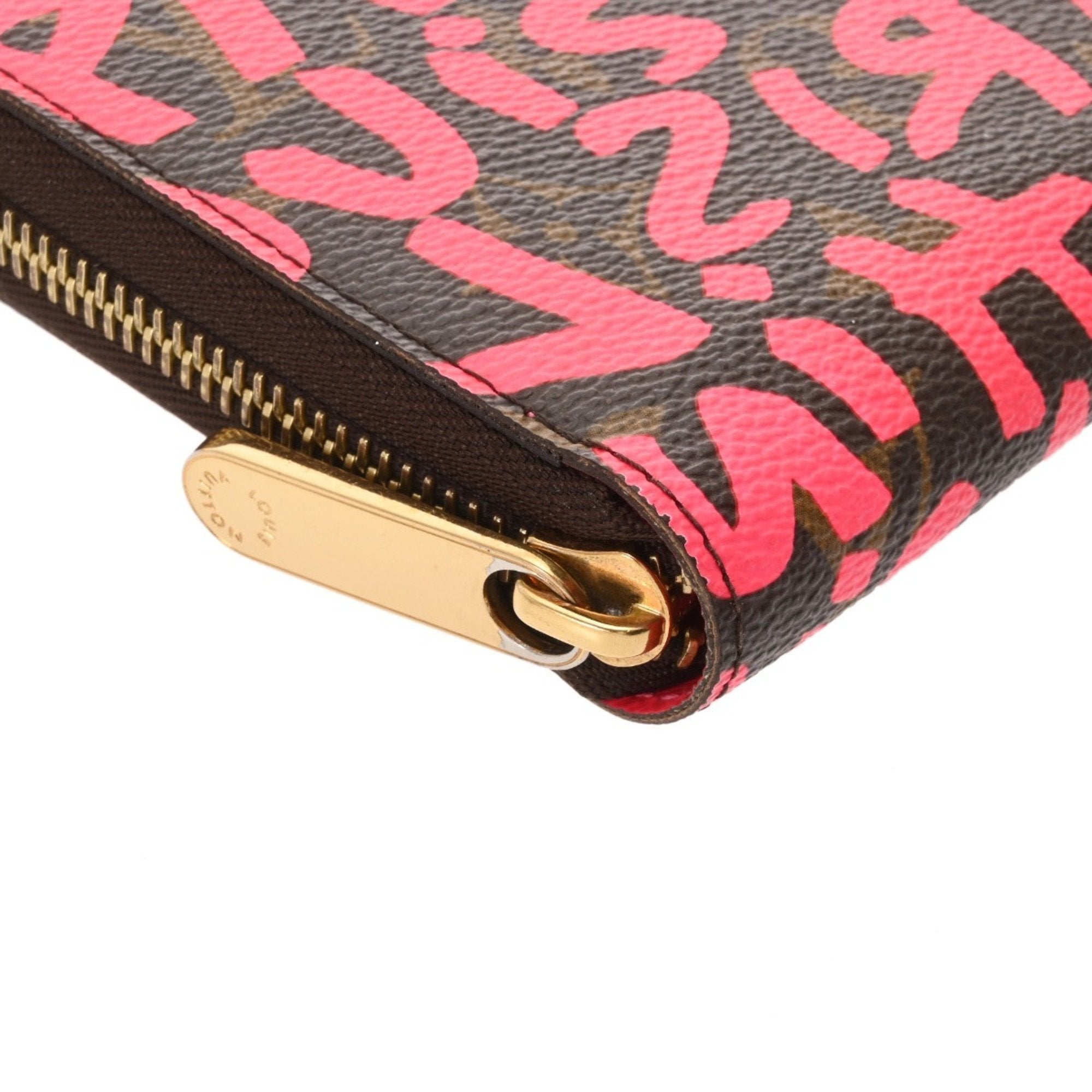 Louis Vuitton Monogram Graffiti Fuchsia Monogram Monogram Graffiti Long Bill Wallet