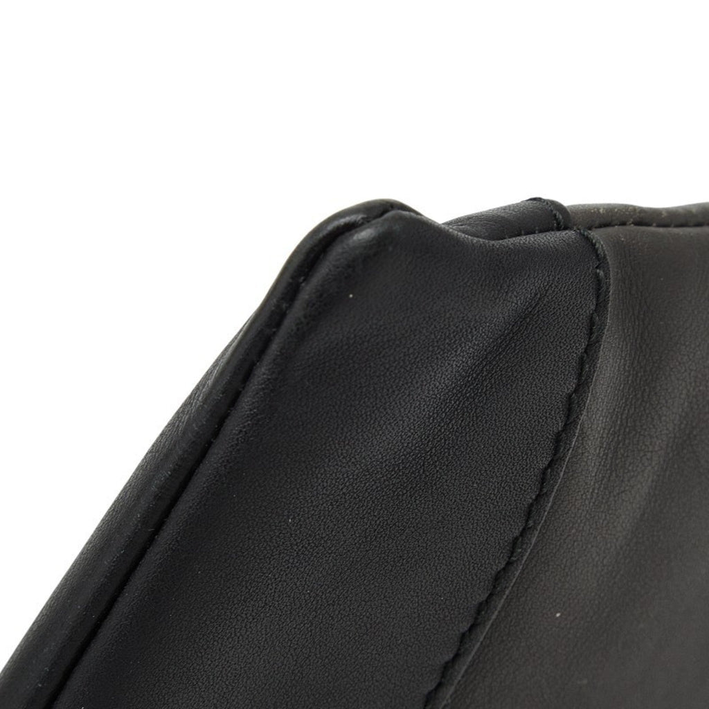 Balenciaga Black Leather Clutch