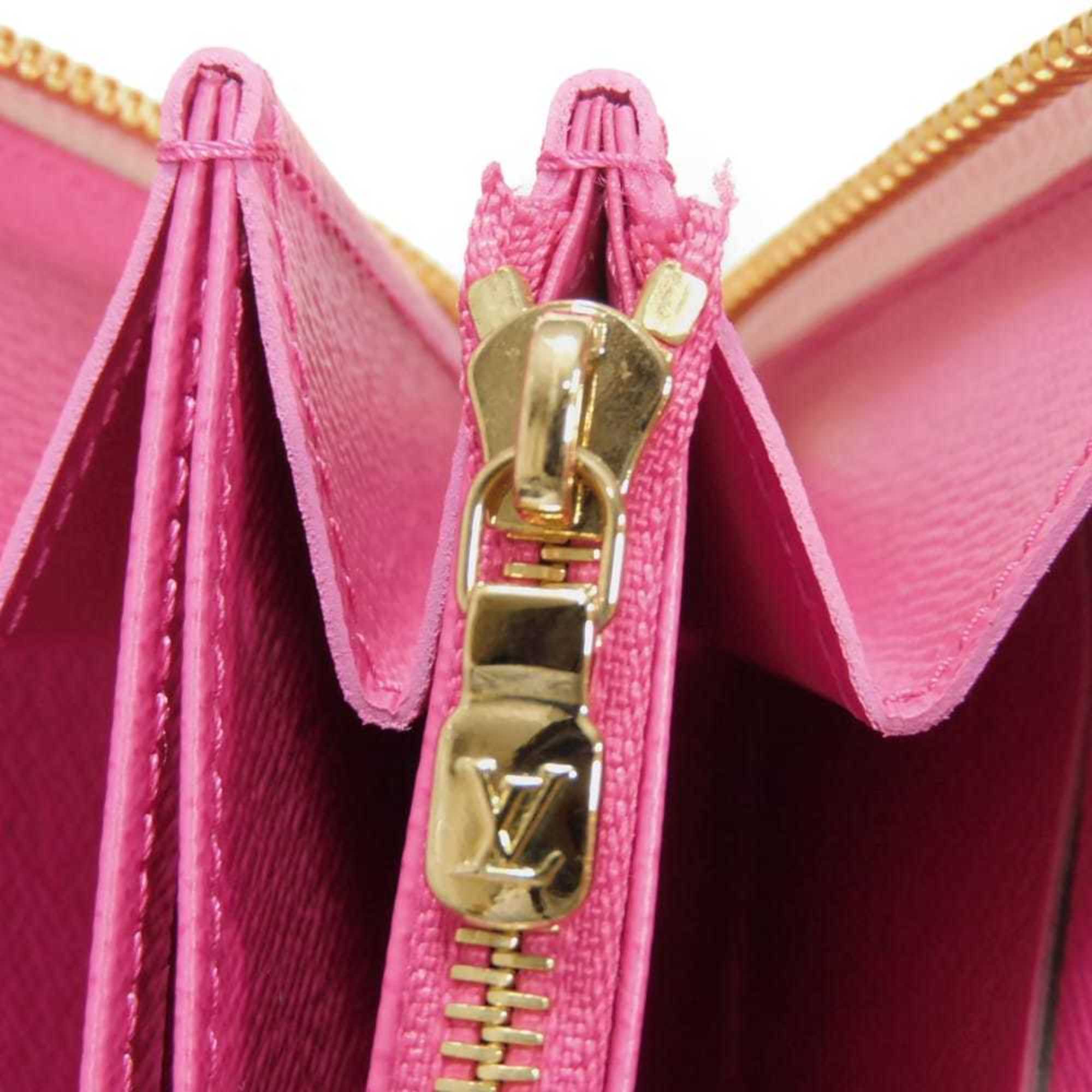 Louis Vuitton Monogram Multi-Color Pink White Monogram Multicolore Canvas Leather Long Wallet
