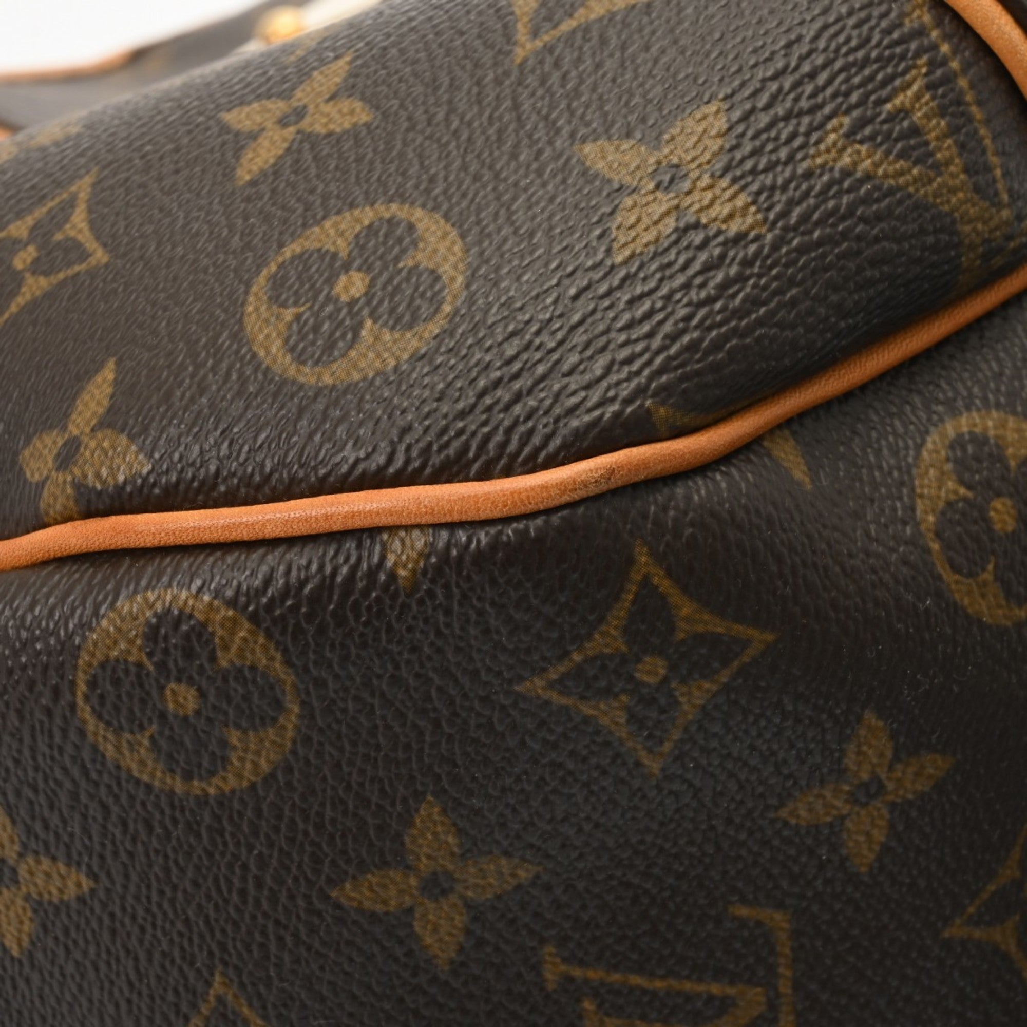 Louis Vuitton Brown Monogram Canvas Shoulder Bag