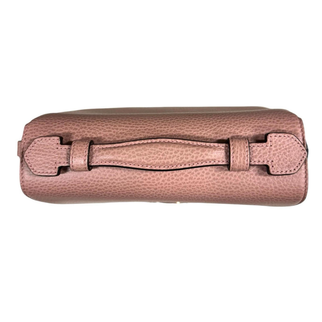 Gucci Pink Leather Shoulder Bag (Pre-Owned)