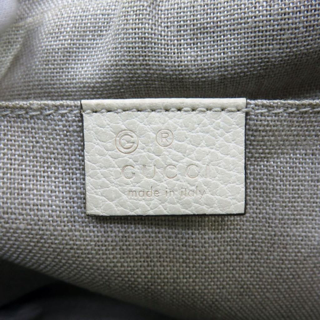 Gucci Beige Ivory Gg Canvas Shoulder Bag (Pre-Owned)