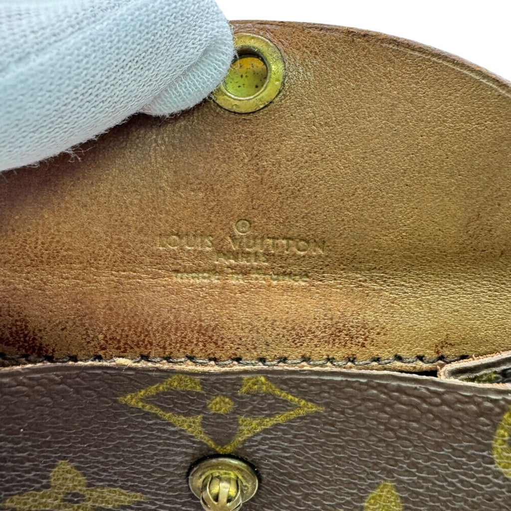 Louis Vuitton Brown Leather Wallet