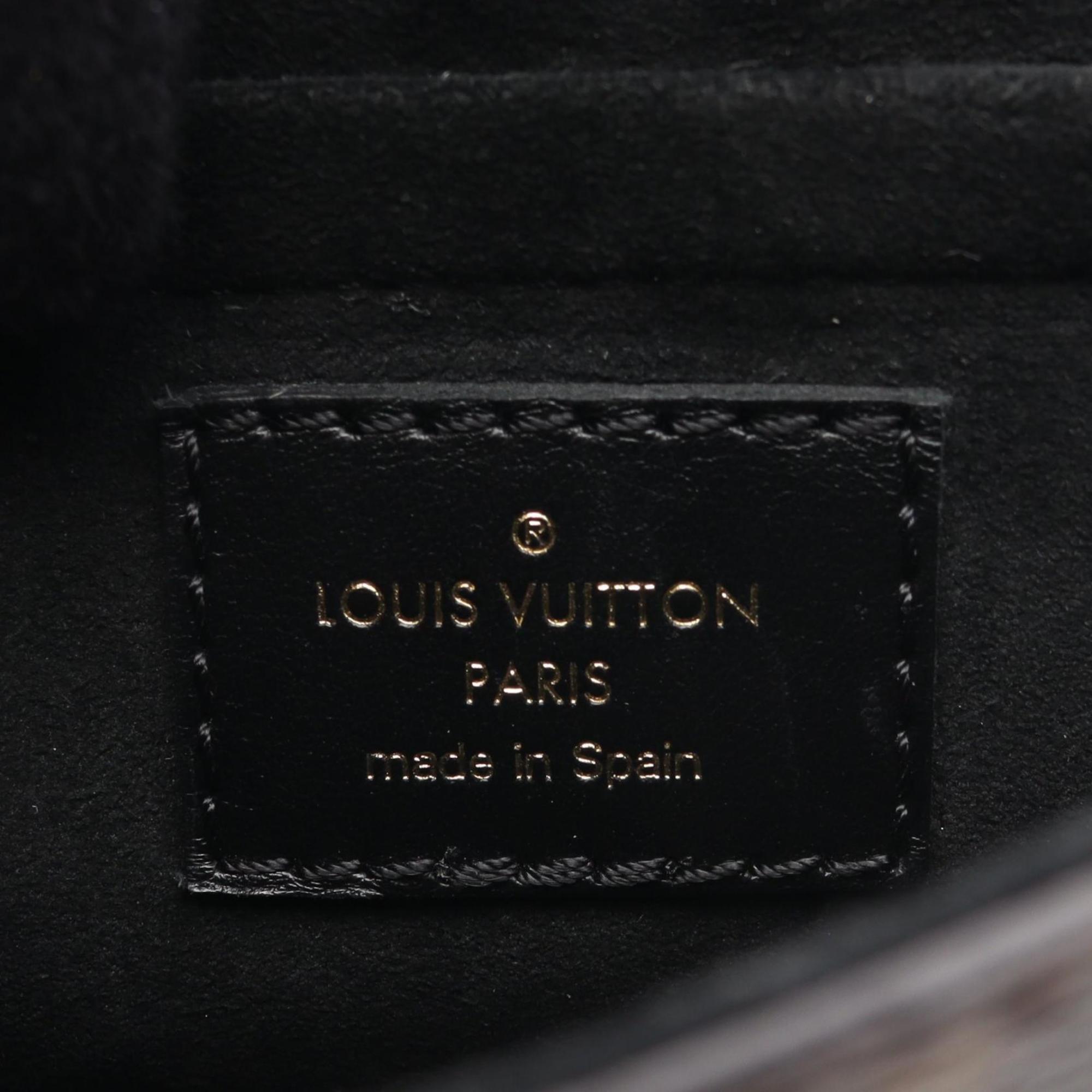 Louis Vuitton Brown Monogram Reverse Coated Canvas Leather Handbag