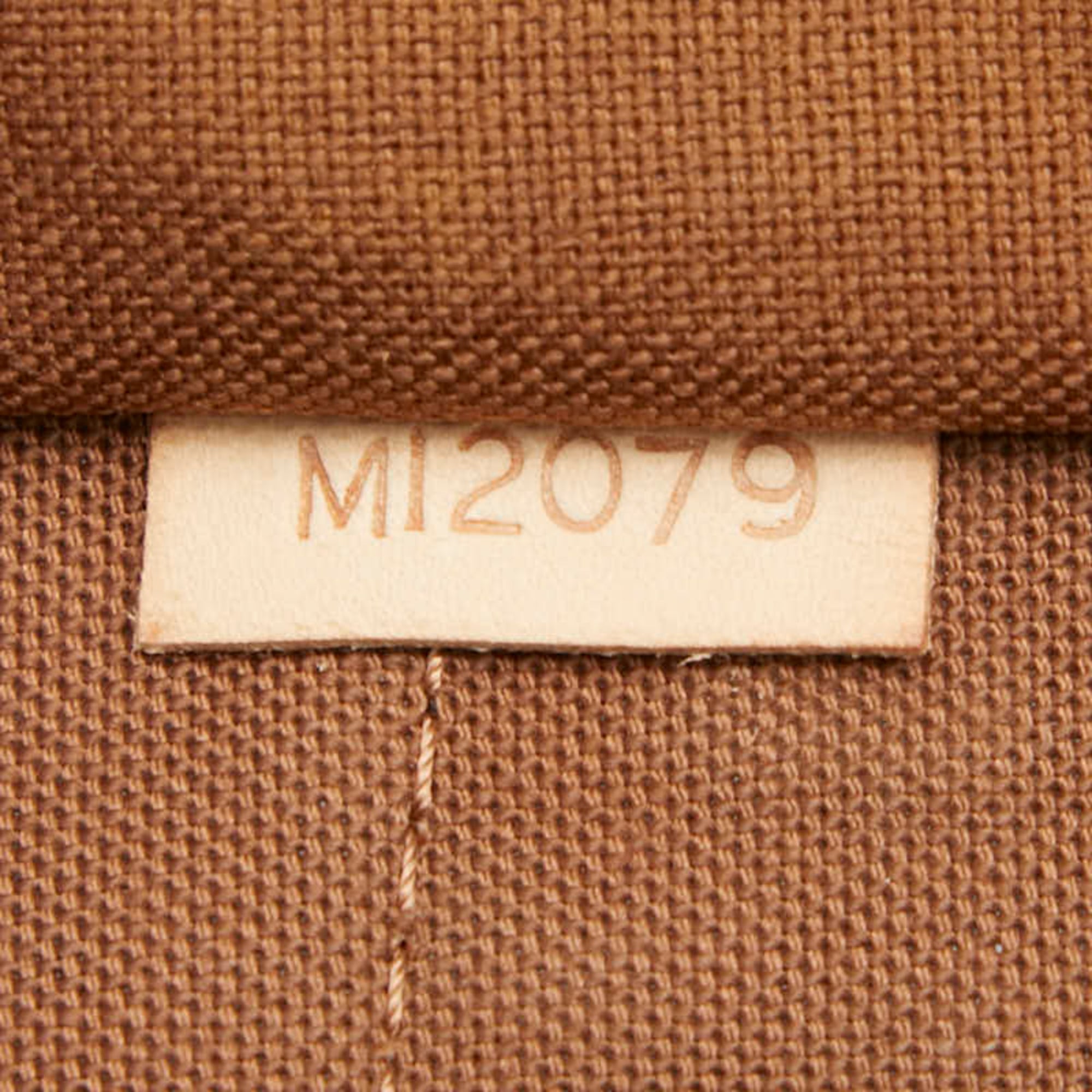 Louis Vuitton Brown Pvc Leather Handbag Tote Bag