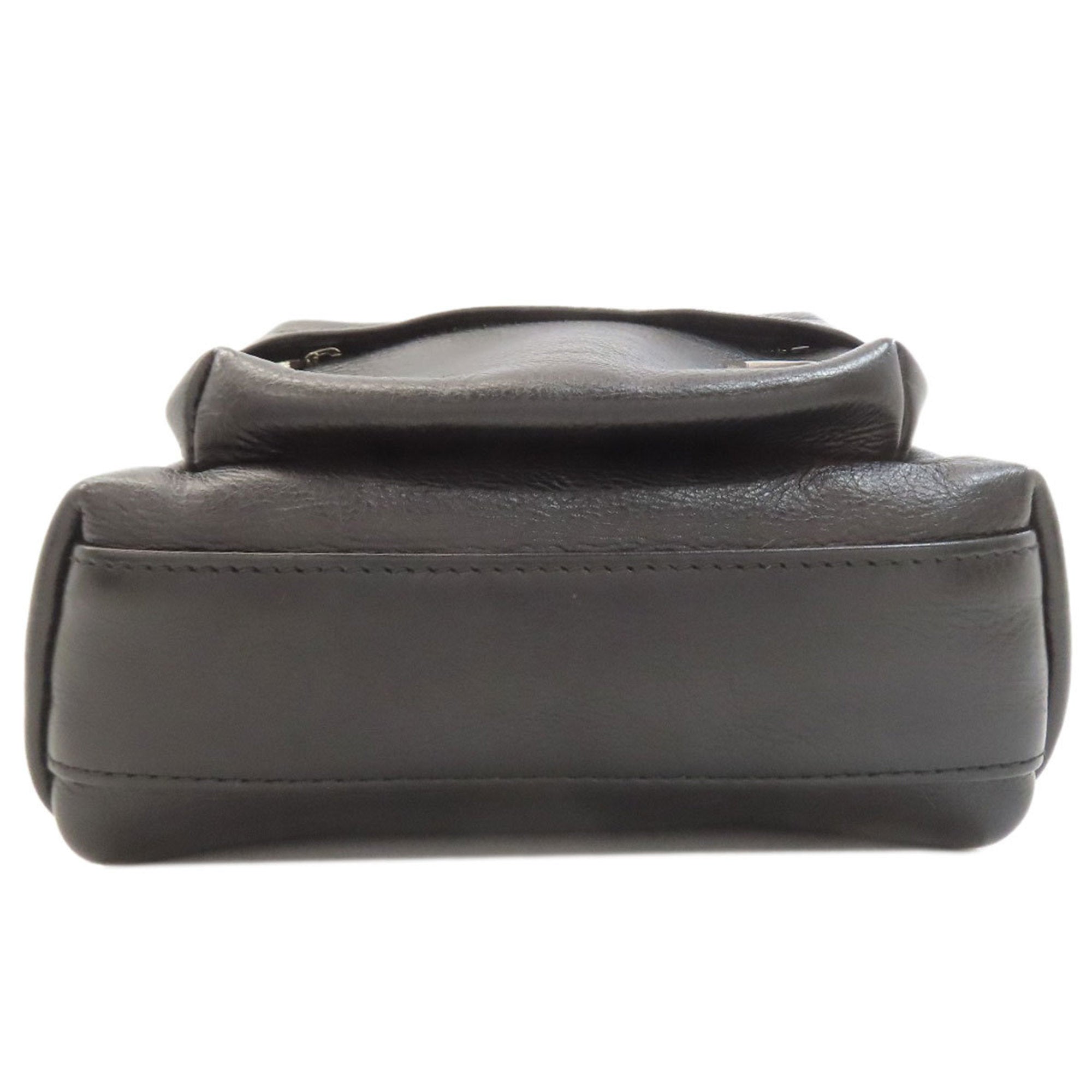 Balenciaga Black Leather Backpack