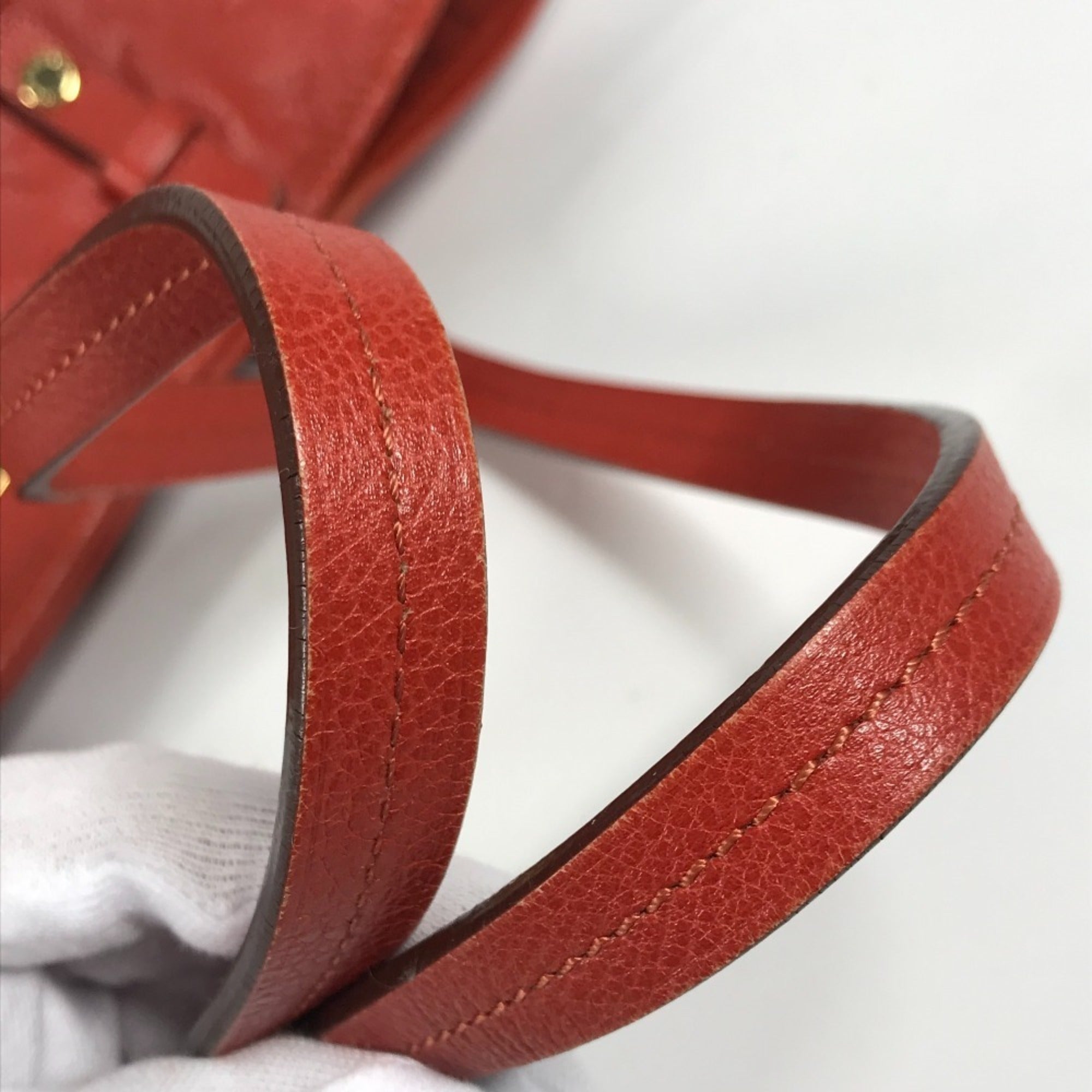 Louis Vuitton Monogram Empreinte Red Color Monogram Empreinte Shoulder Bag Tote Bag