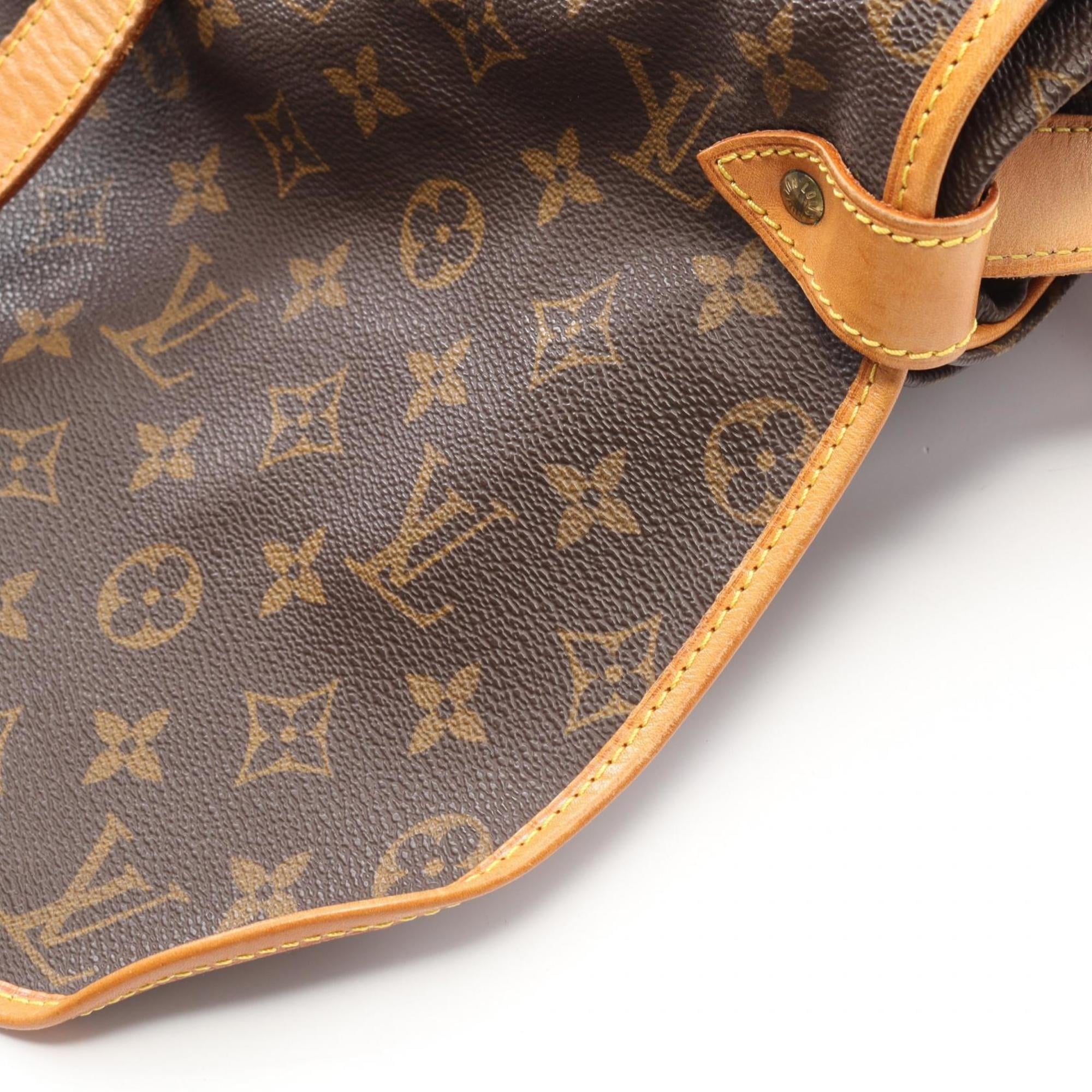Louis Vuitton Brown Pvc Leather Shoulder Bag