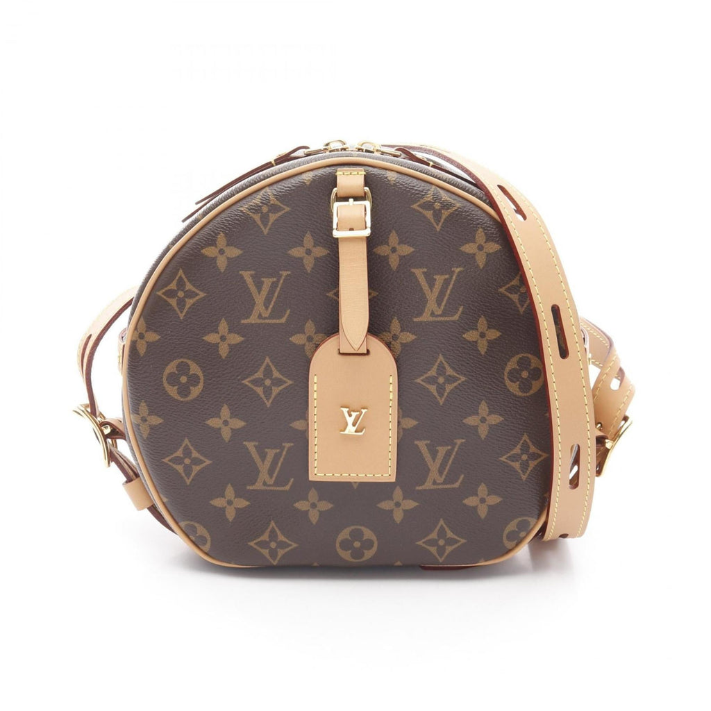 Louis Vuitton Brown Monogram Pvc Coated Canvas Leather Shoulder Bag