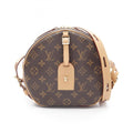 Louis Vuitton Brown Monogram Pvc Coated Canvas Leather Shoulder Bag