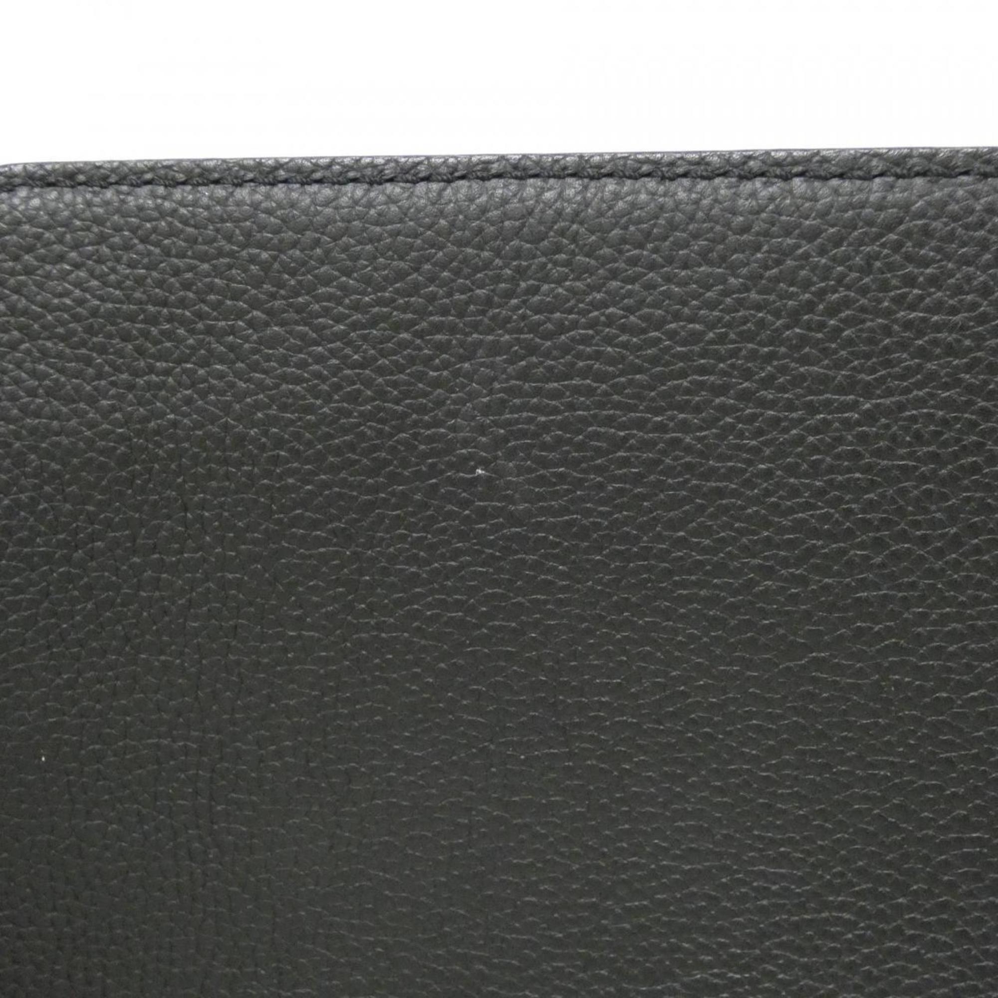 Louis Vuitton Black Leather Shoulder Bag