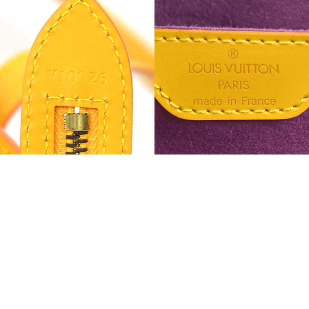 Louis Vuitton Yellow Epi Leather Shoulder Bag