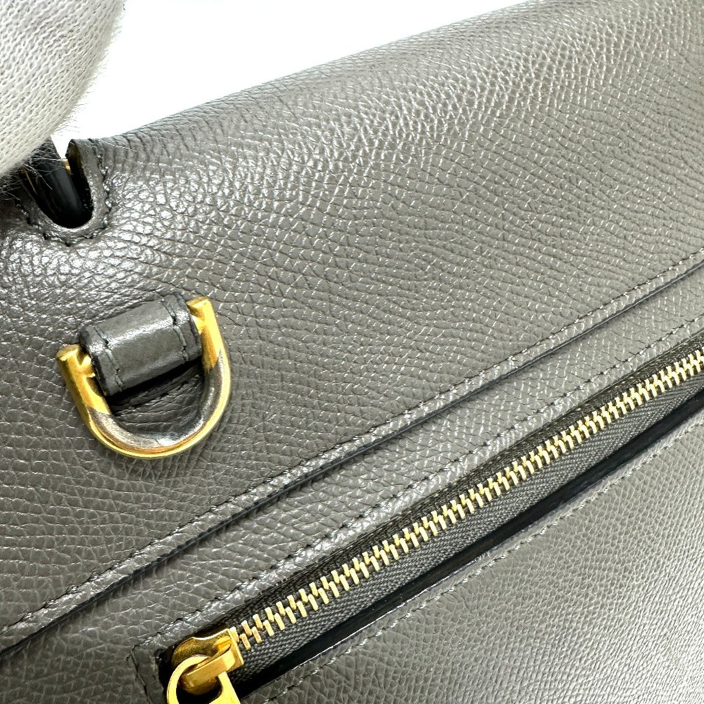 Celine Gray Leather Handbag