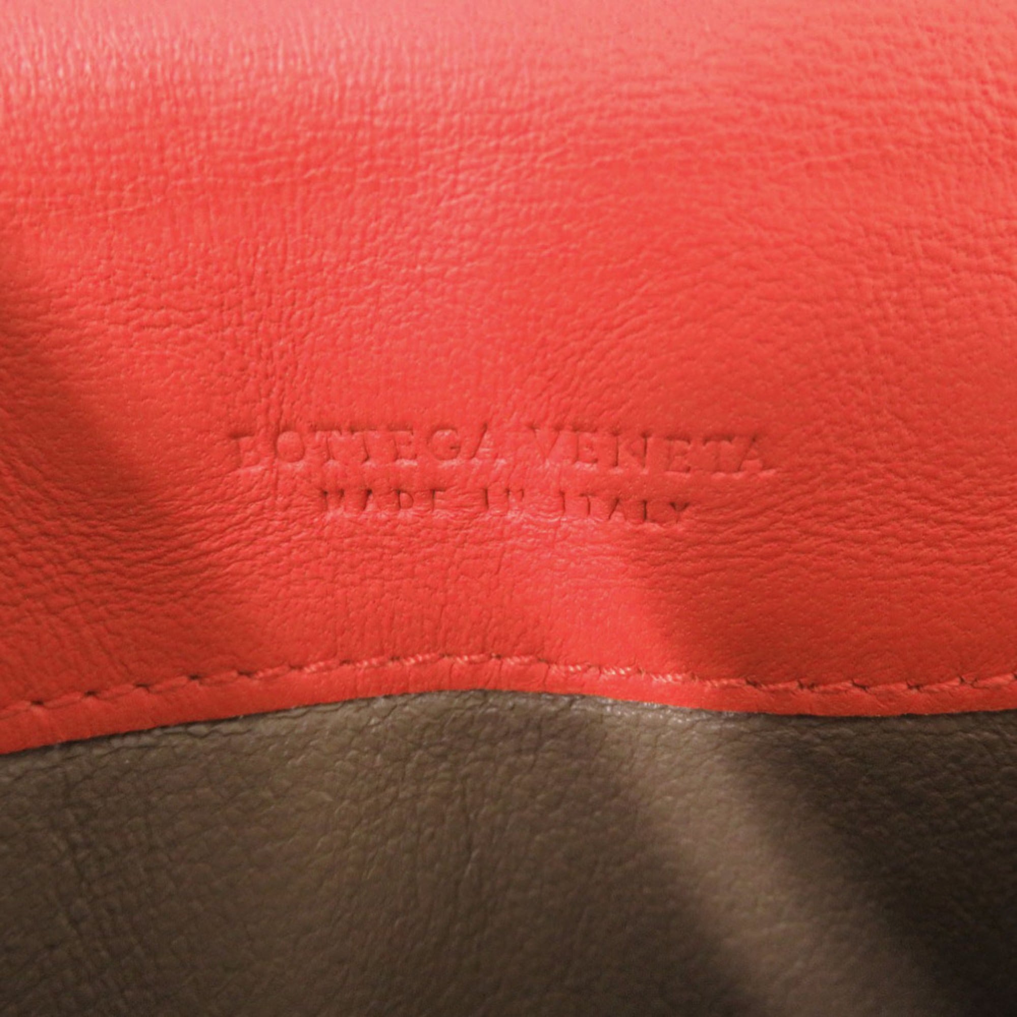 Bottega Veneta Red Color Intrecciato Long Wallet