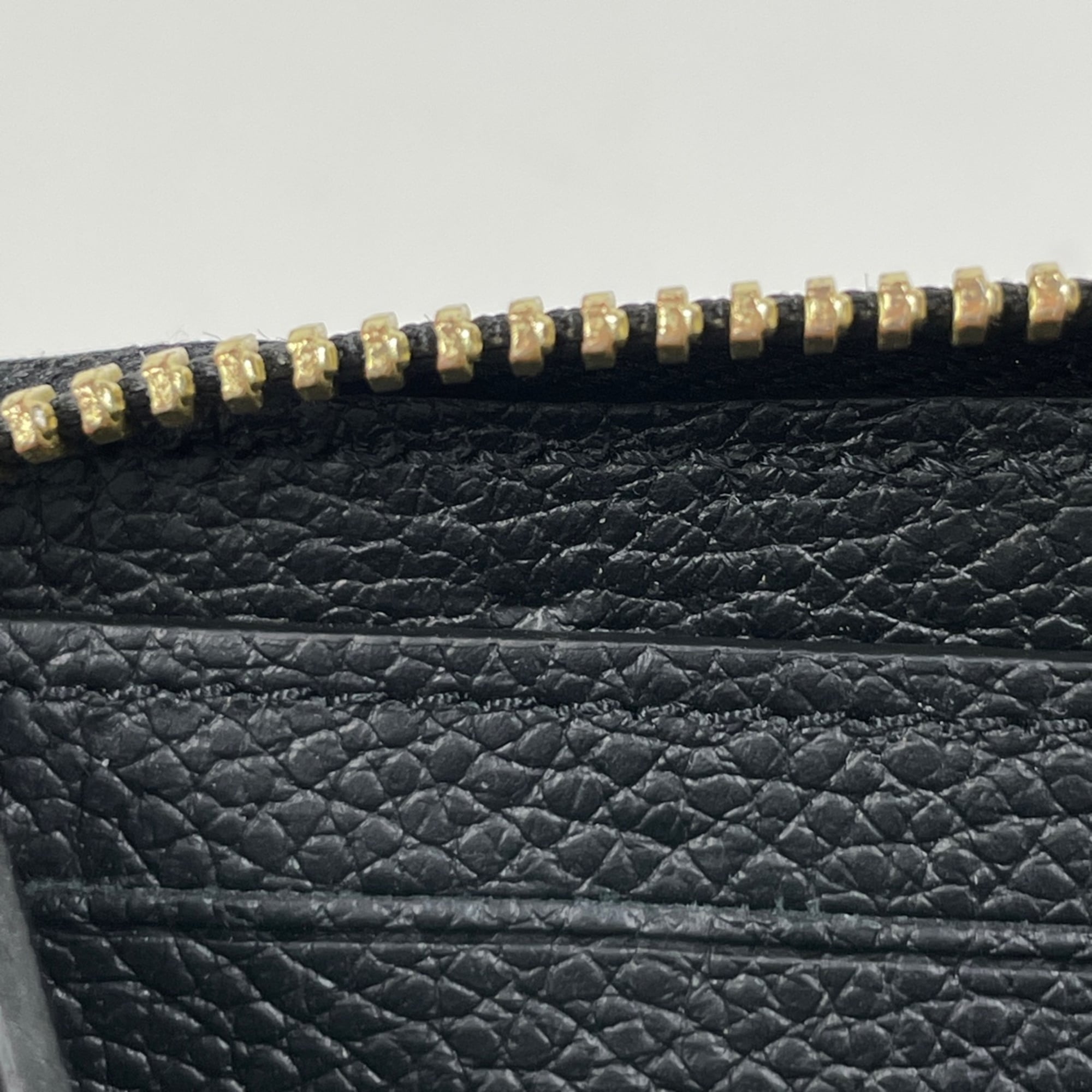 Louis Vuitton Beige Black Monogram Empreinte Long Wallet