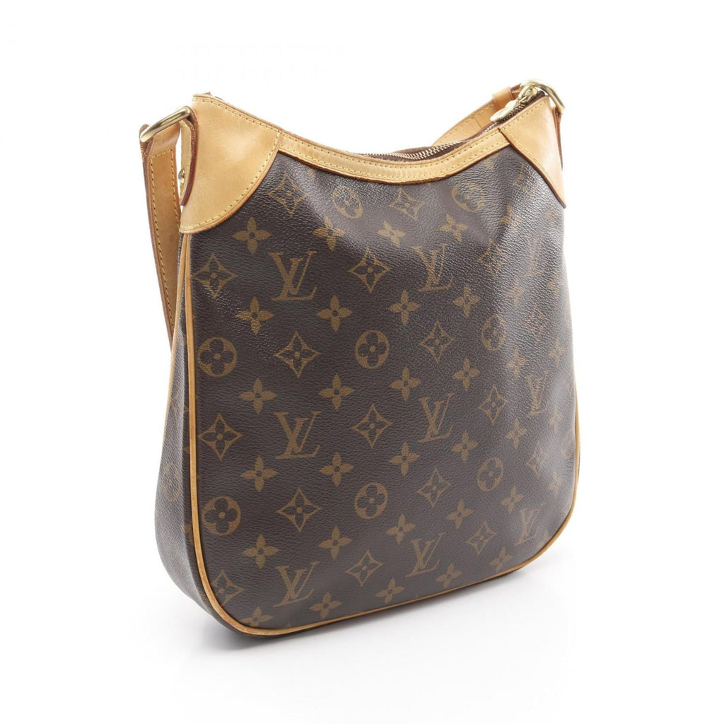 Louis Vuitton Monogram Brown Coated Canvas Leather Shoulder Bag
