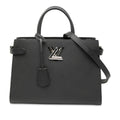 Louis Vuitton Black Noir Leather Handbag Shoulder Bag