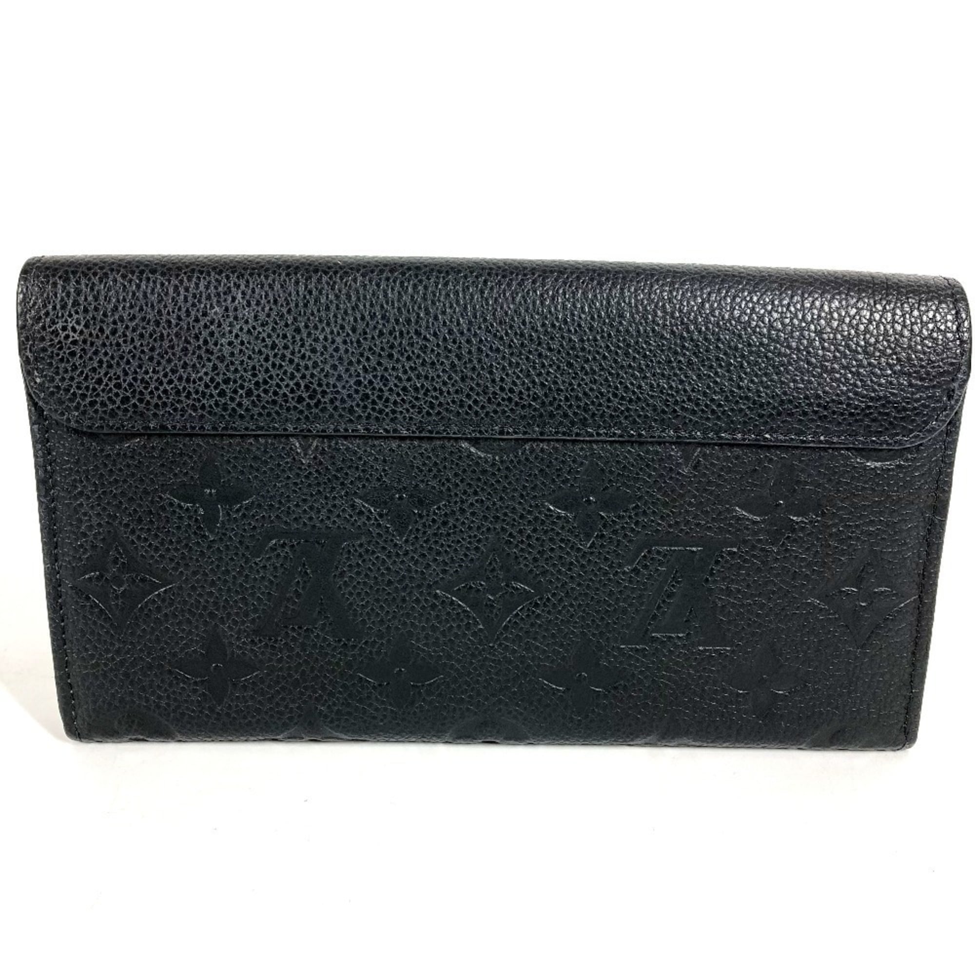 Louis Vuitton Monogram Empreinte Black Noir Monogram Empreinte Long Wallet