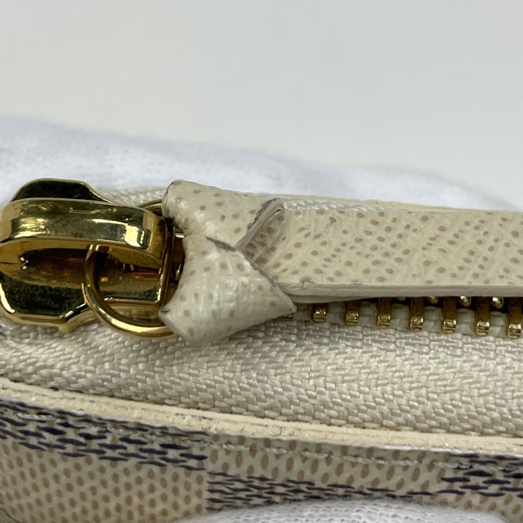 Louis Vuitton Damier Azur White Damier Azur Long Wallet