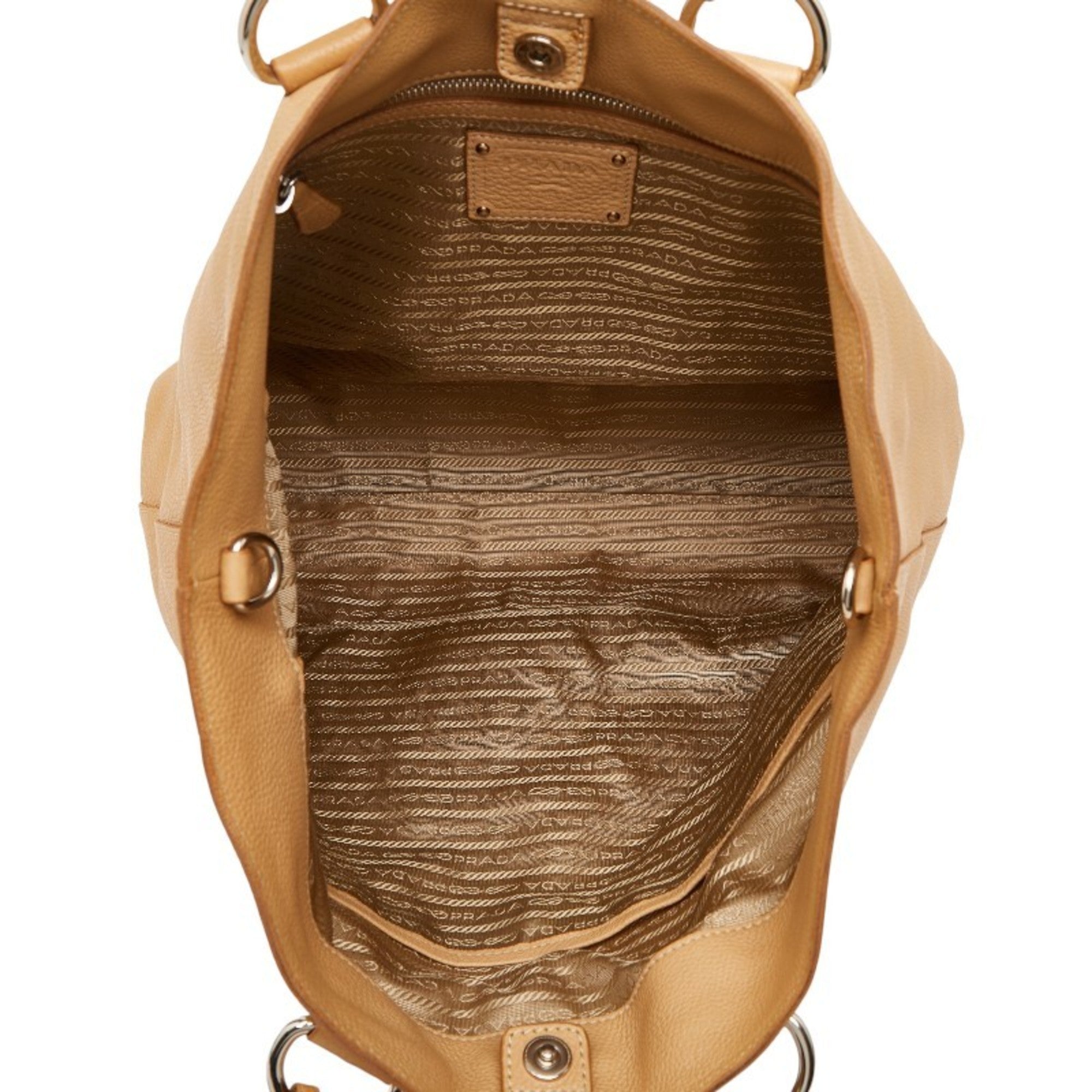 Prada Beige Leather Handbag