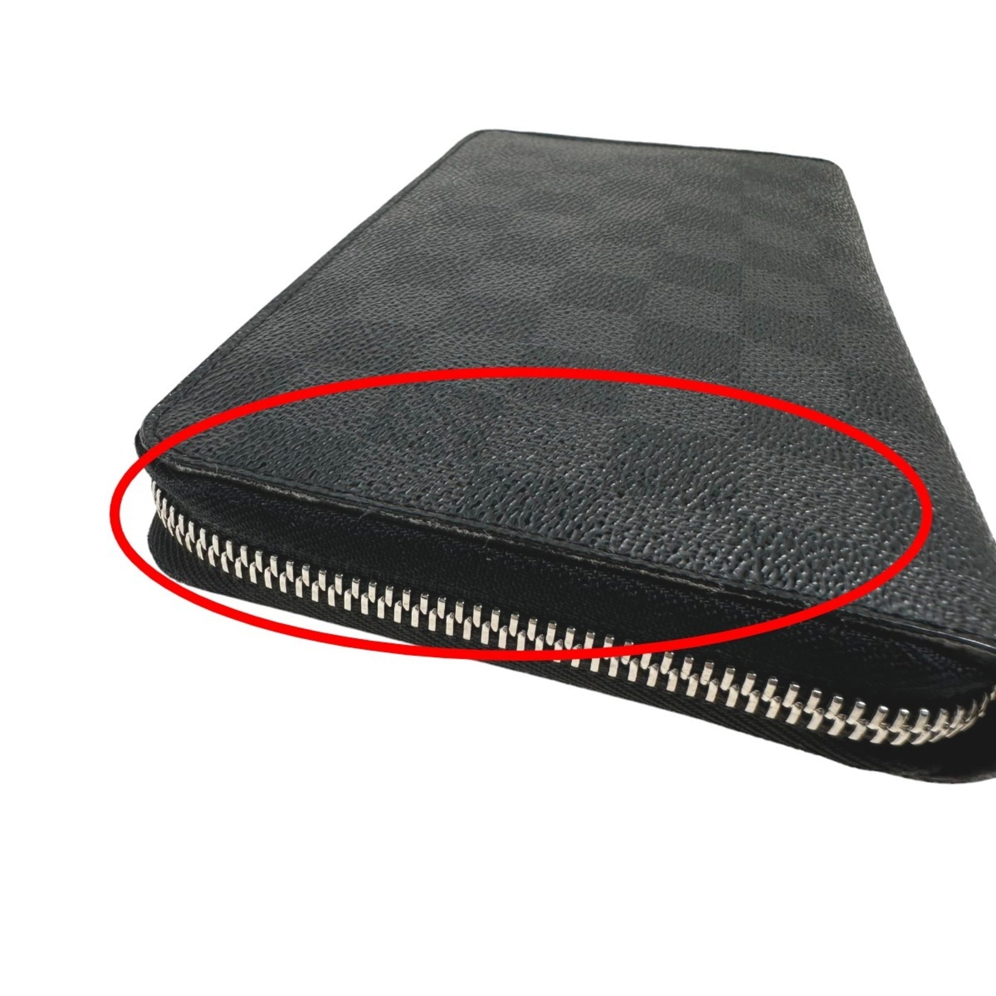 Louis Vuitton Black Damier Graphite Long Wallet
