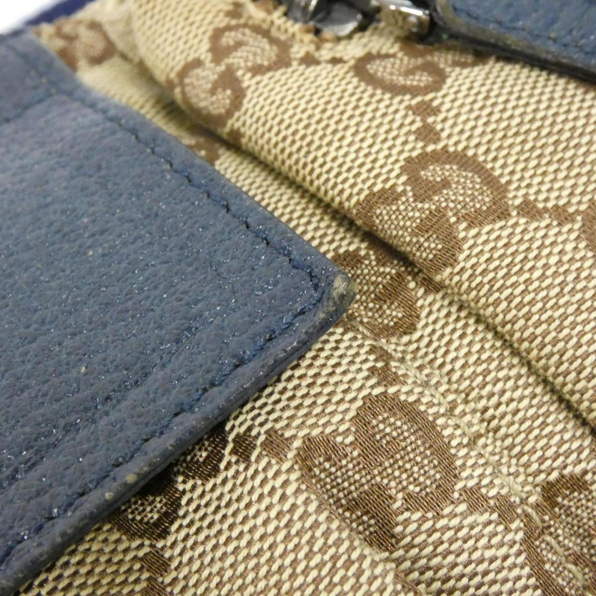 Gucci Beige Blue Orange Gg Canvas Fanny Pack (Pre-Owned)