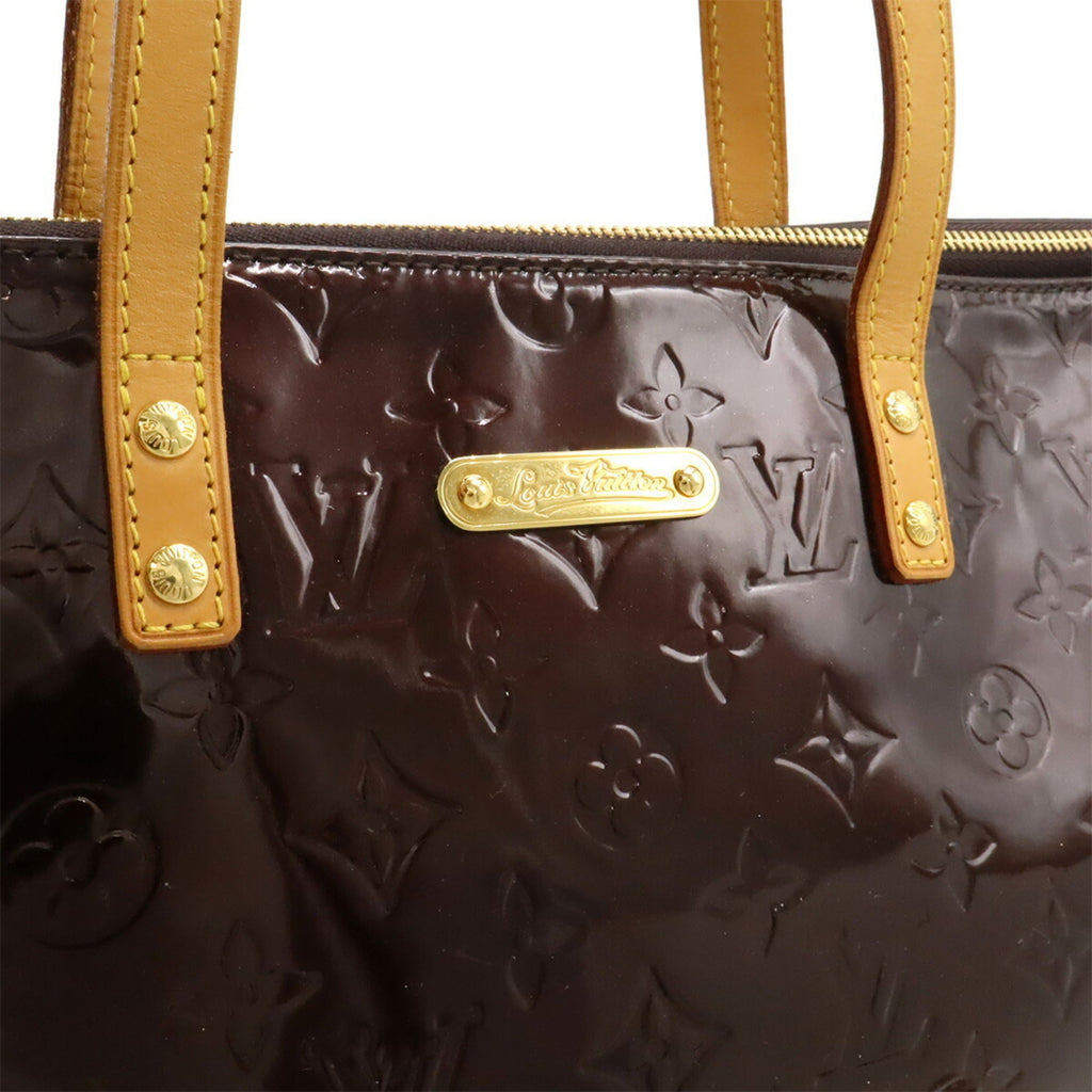 Louis Vuitton Amarante Leather Handbag Shoulder Bag Tote Bag