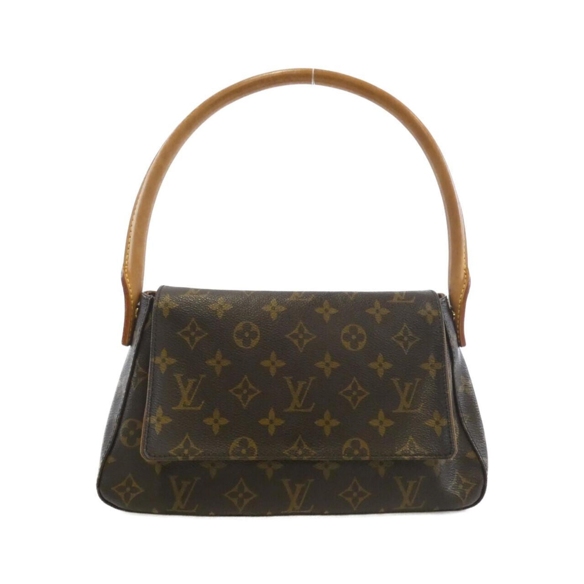 Louis Vuitton Brown Coated Canvas Shoulder Bag
