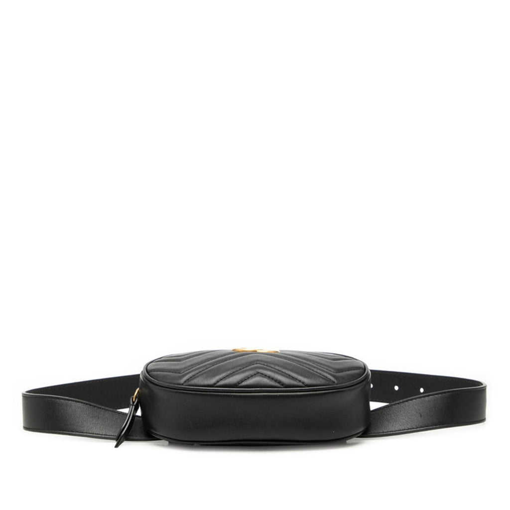 Gucci Black Leather Sling Bag (Pre-Owned)