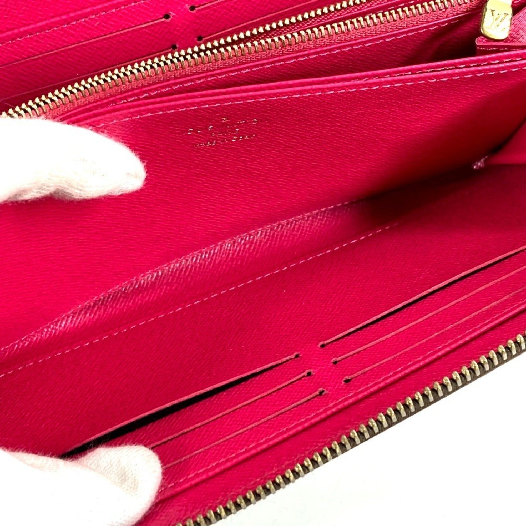 Louis Vuitton Monogram Bay Brown Pink Monogram Long Wallet