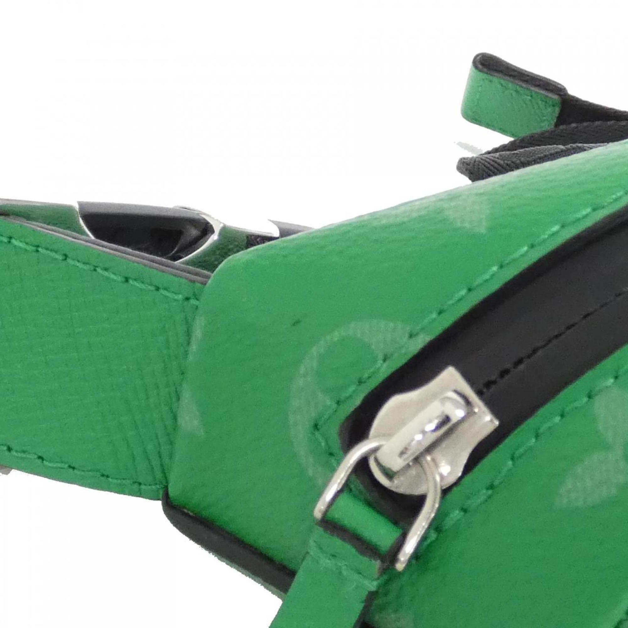 Louis Vuitton Vert Coated Canvas Leather Shoulder Bag