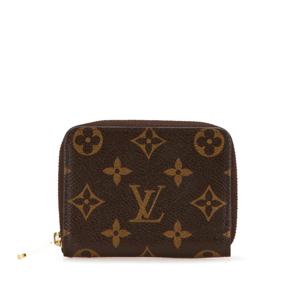 Louis Vuitton Brown Pvc Leather Coin Purse/Coin Case