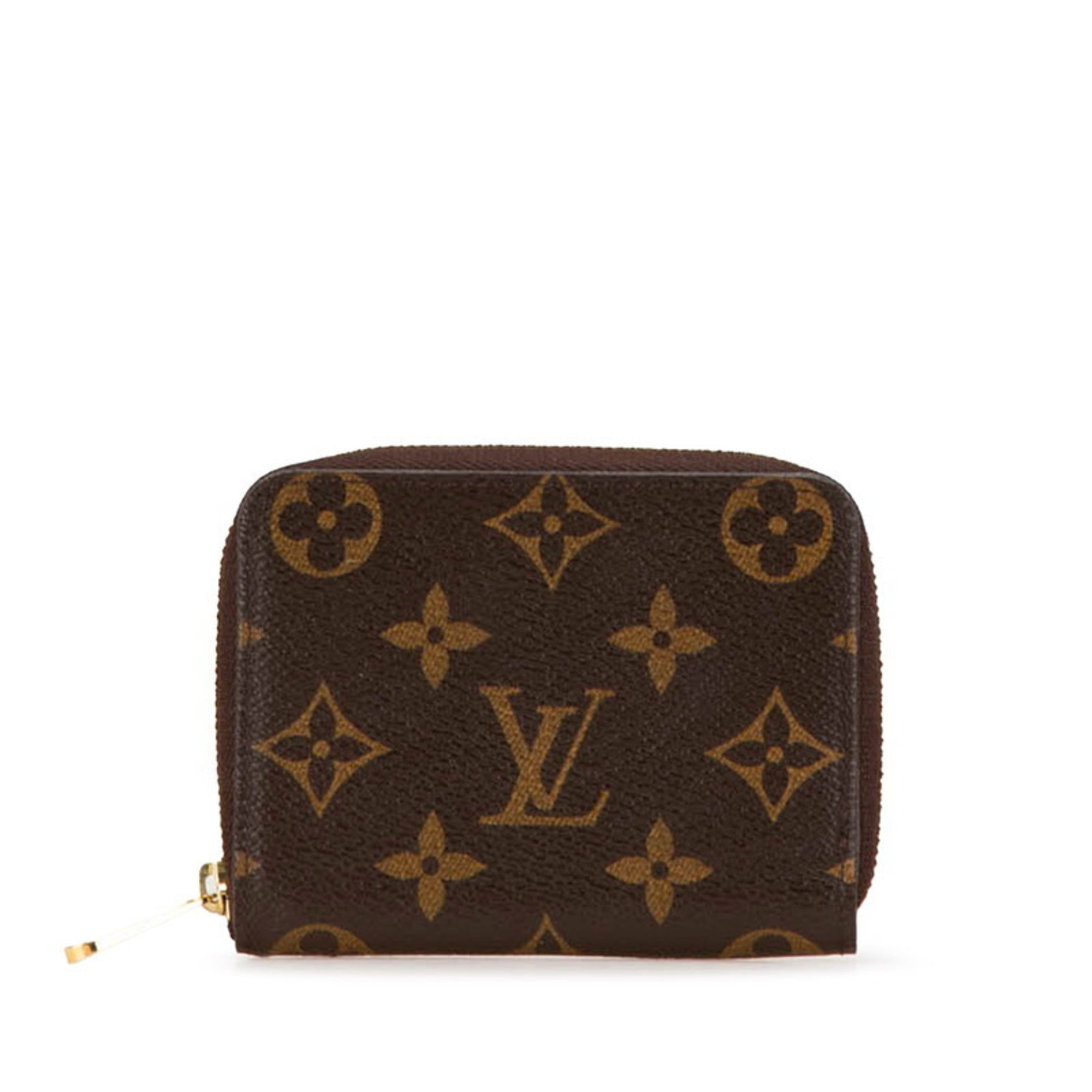 Louis Vuitton Brown Pvc Leather Coin Purse/Coin Case