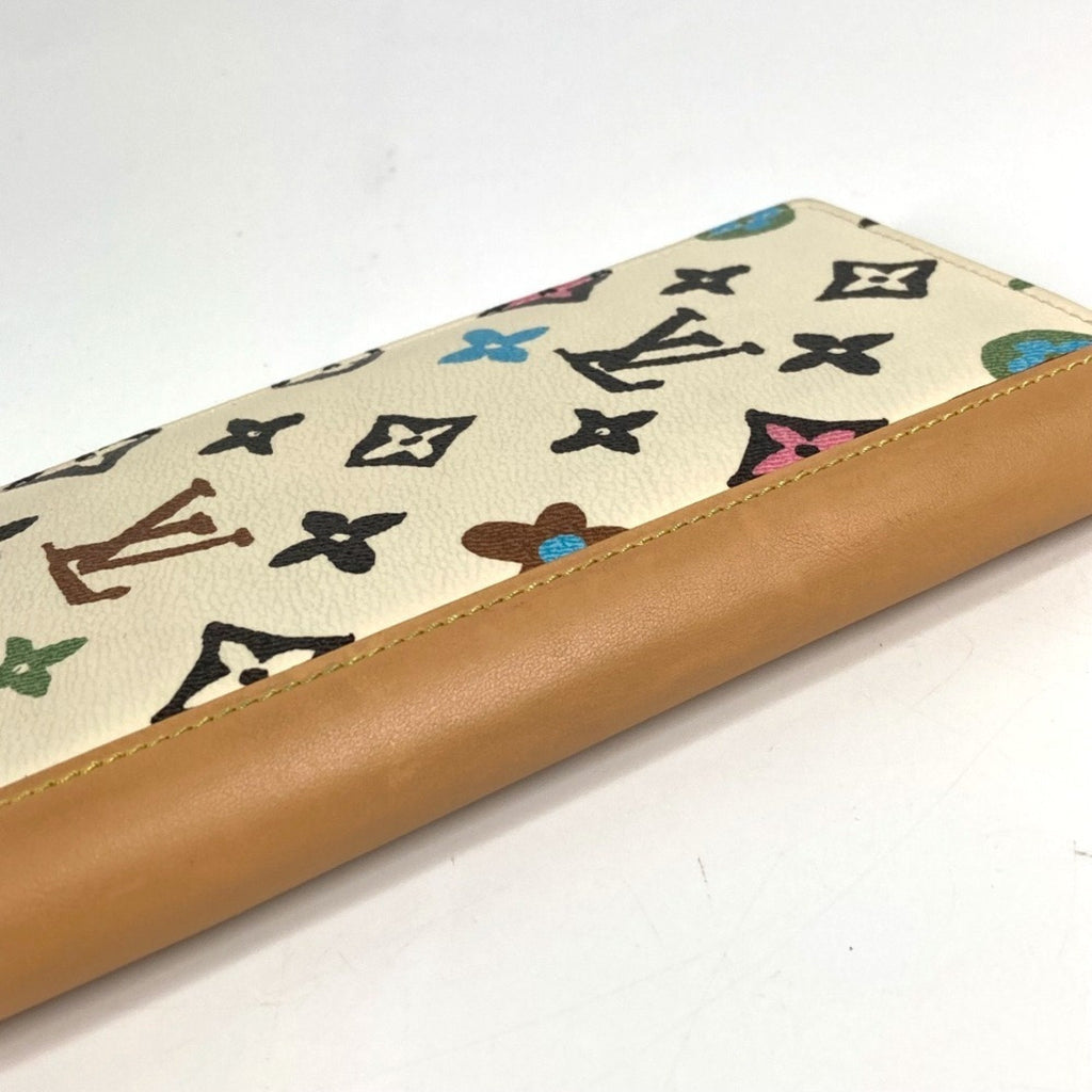 Louis Vuitton Monogram Multi-Color White Monogram Long Wallet
