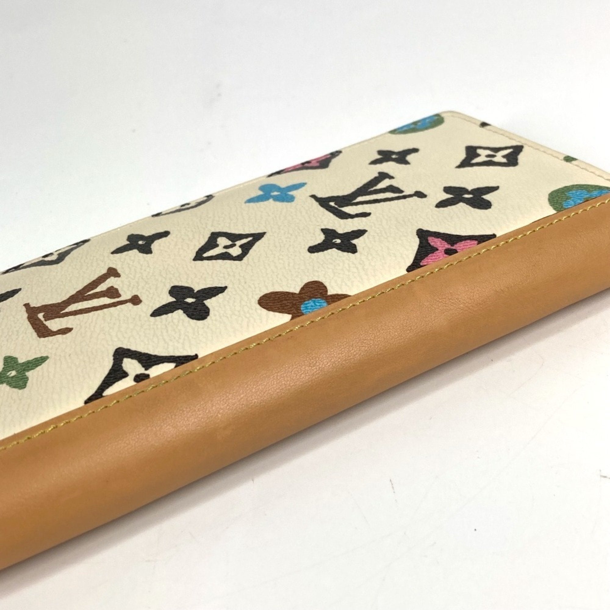 Louis Vuitton Monogram Multi-Color White Monogram Long Wallet
