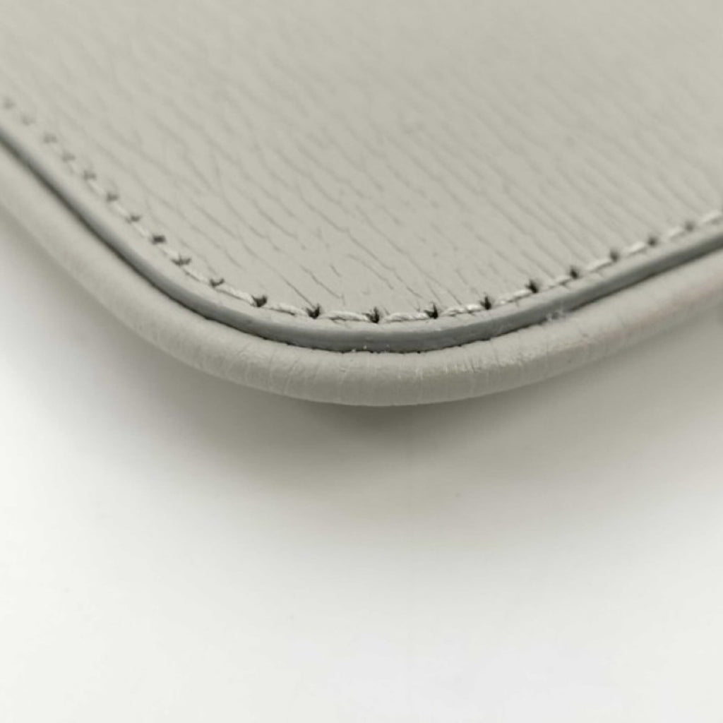 Gucci Gray Leather Coin Purse/Coin Case (Pre-Owned)