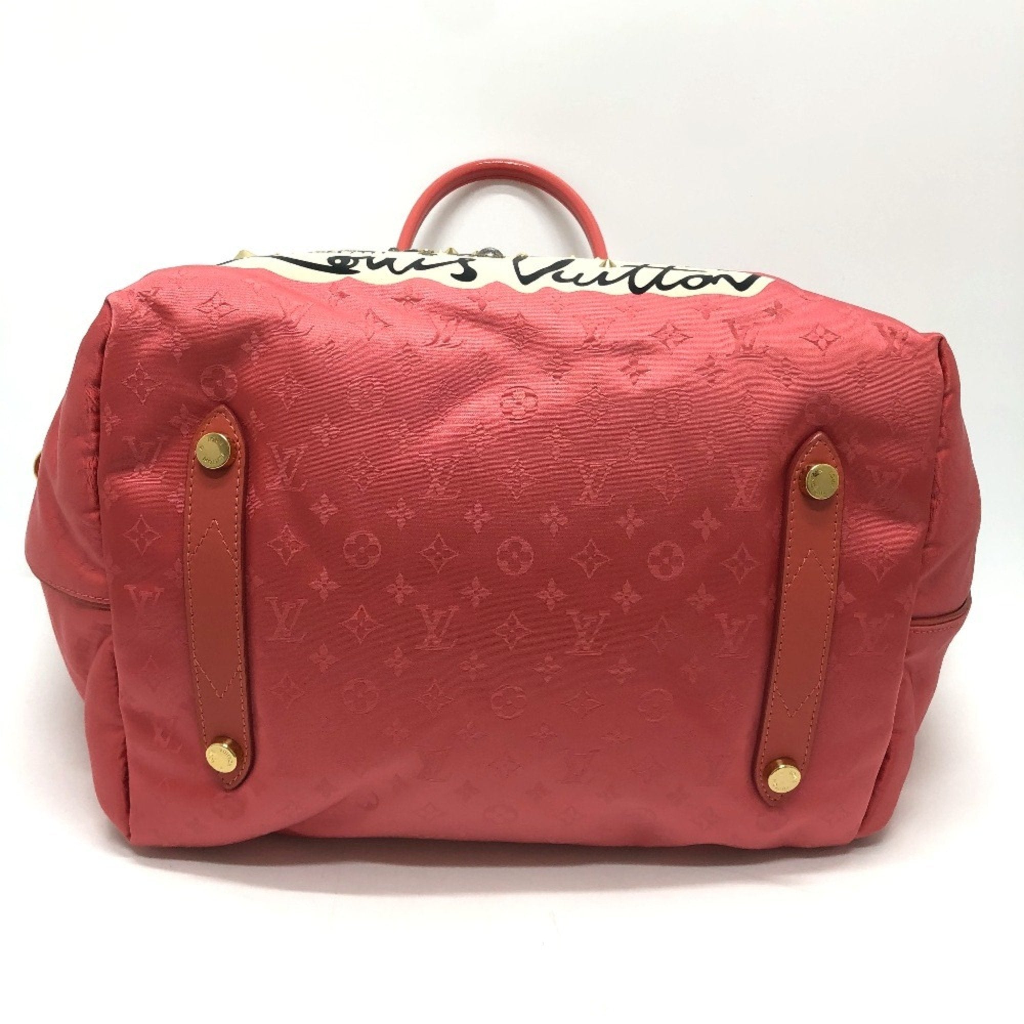 Louis Vuitton Pink Nylon Tote Bag