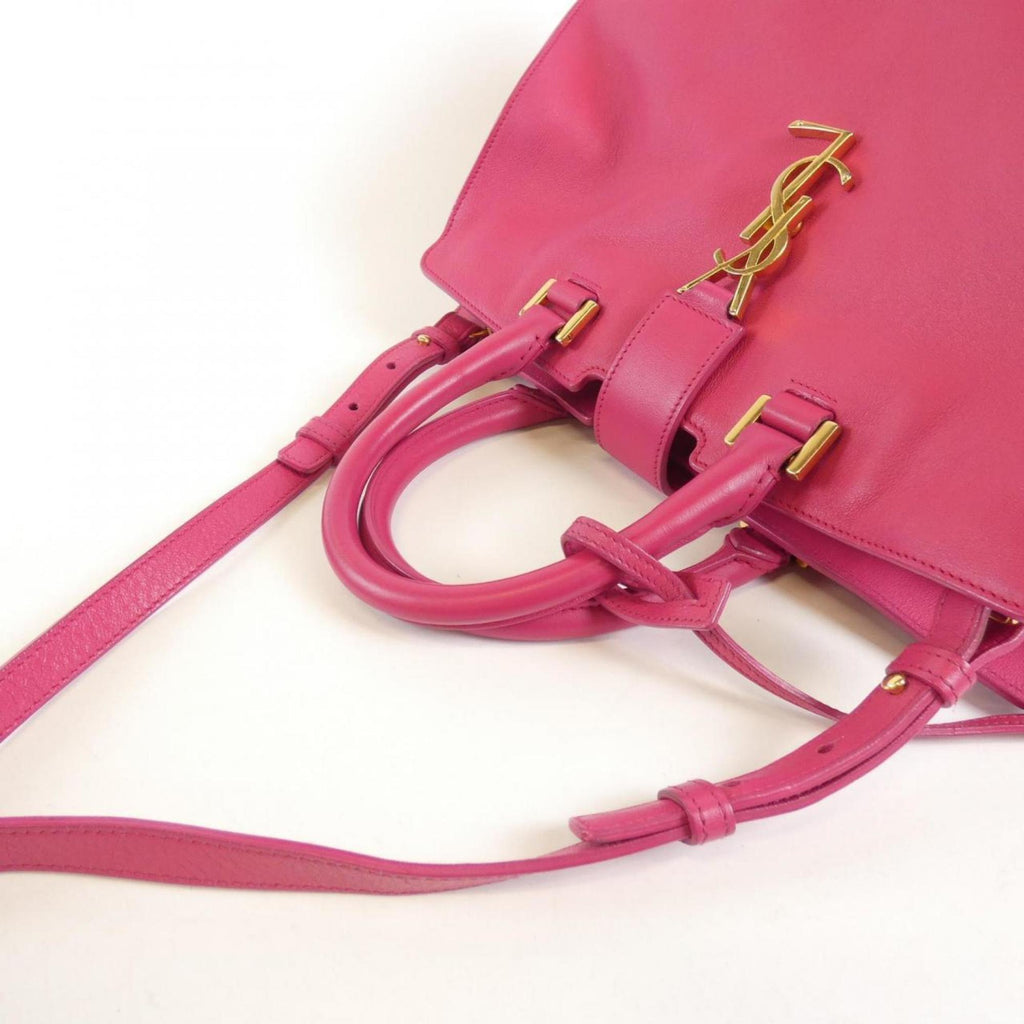 Saint Laurent Gold Leather Handbag (Pre-Owned)