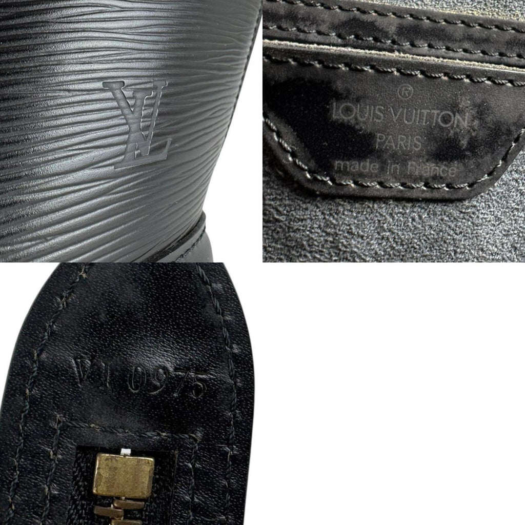 Louis Vuitton Noir Epi Leather Handbag