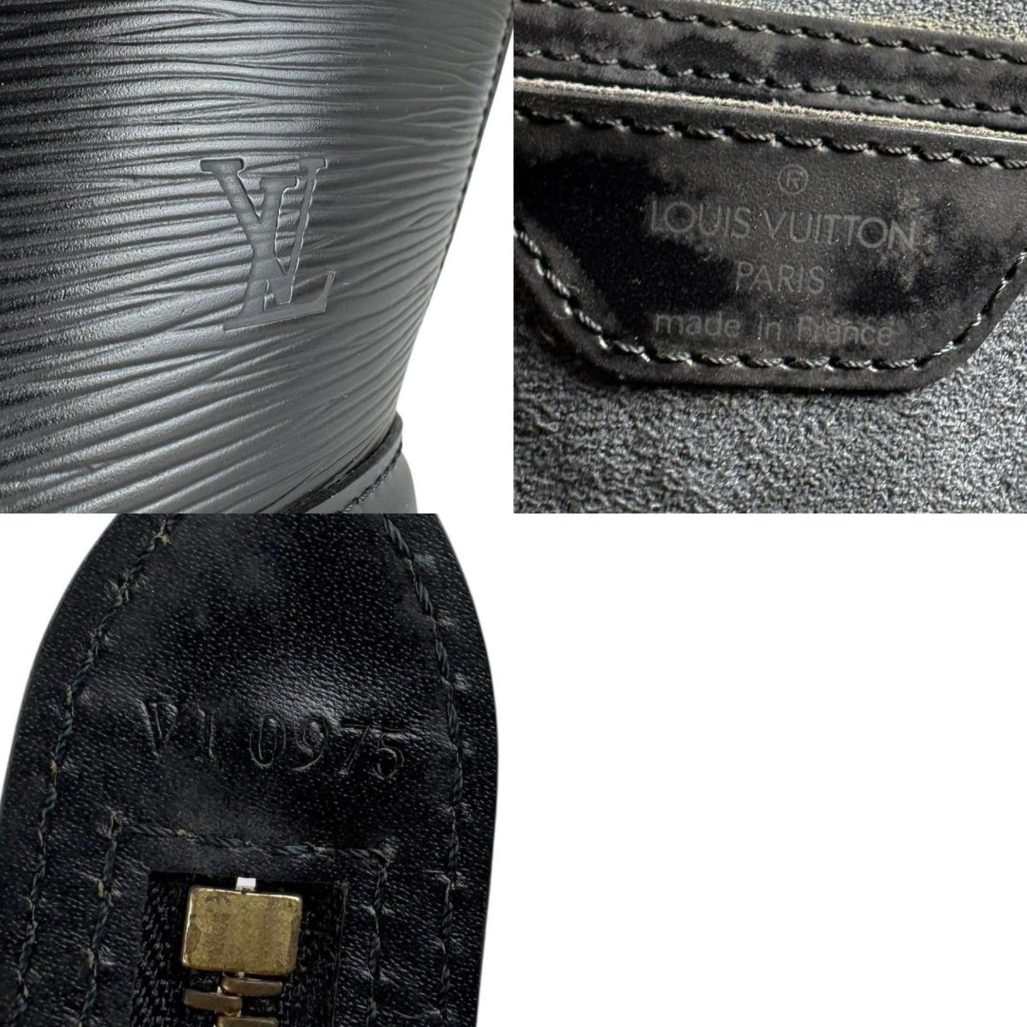 Louis Vuitton Noir Epi Leather Handbag